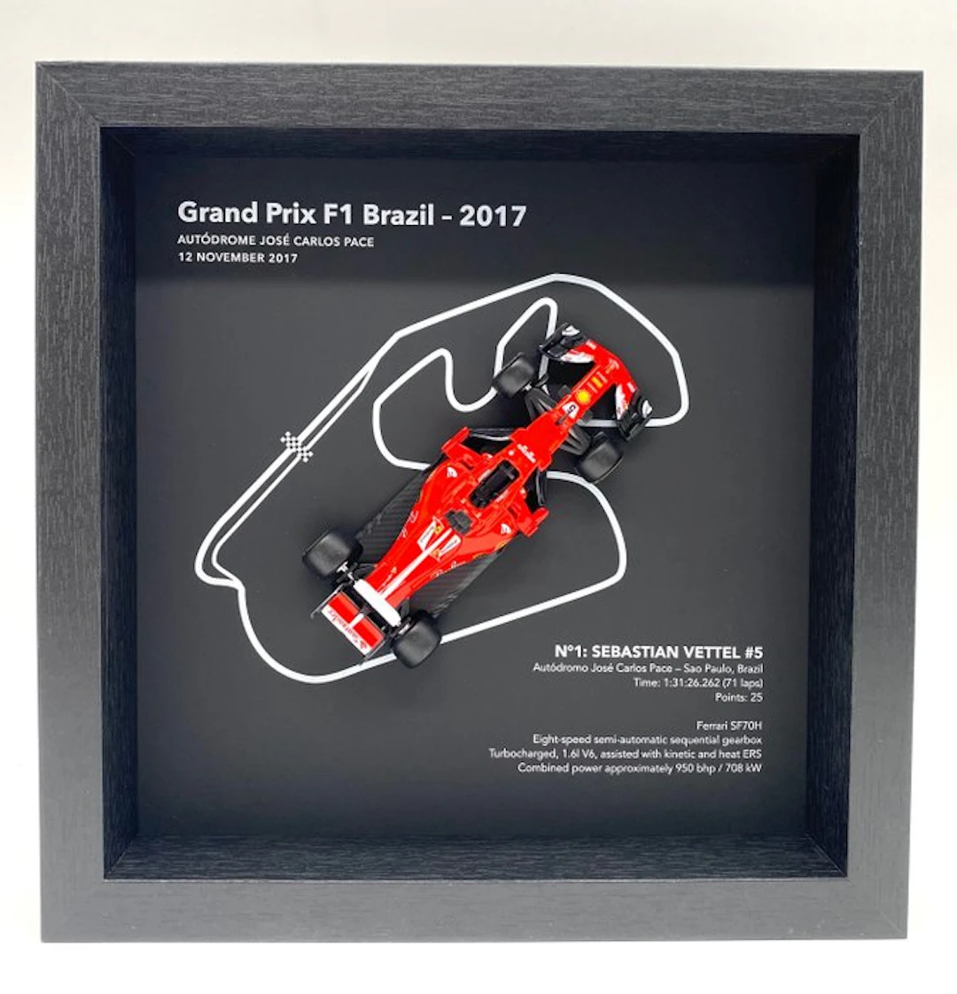 Artwork - Ferrari - Sebastian Vettel - GP F1 Brazil - Autodromo Jose