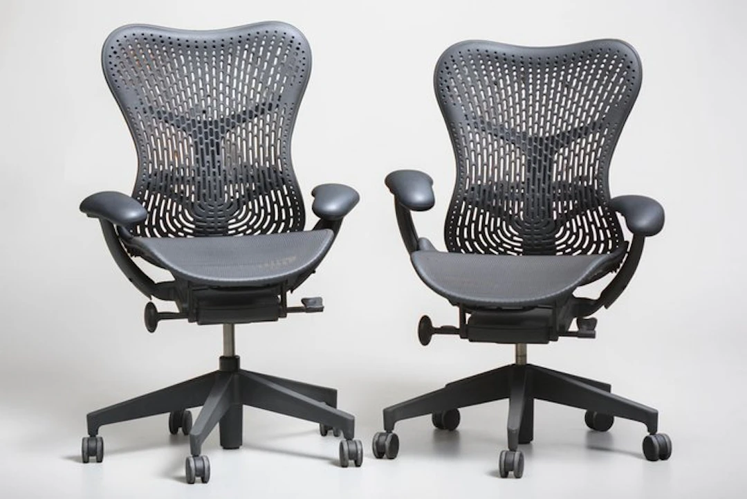 Herman Miller - Studio 7.5 - Chair (2) - Mirra - Plastic, Metal, Textile