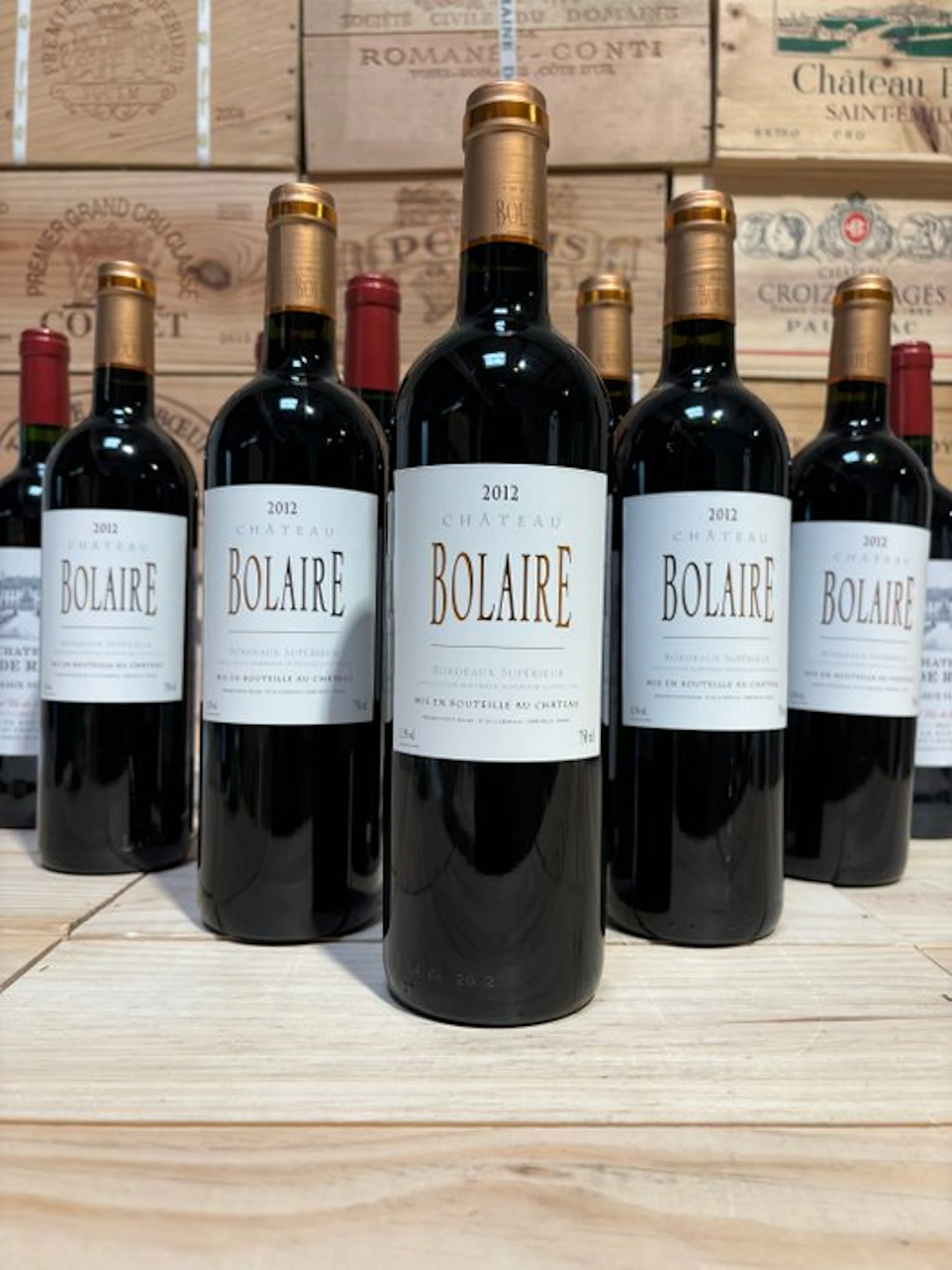 2012 Château Bolaire et Pas de Rauzan - Bordeaux - 12 Bottles (0.75L)