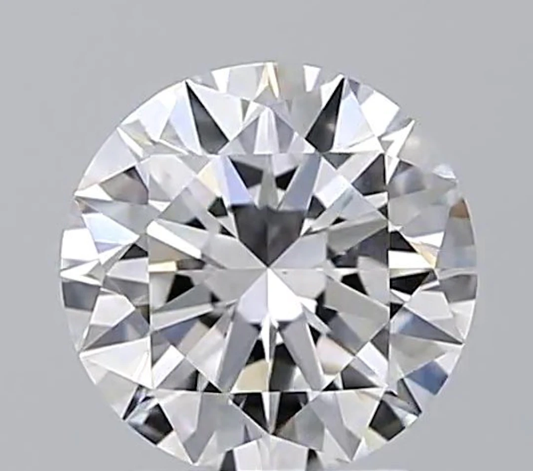 1 pcs Diamond (Natural) - 3.02 ct - Round - D...