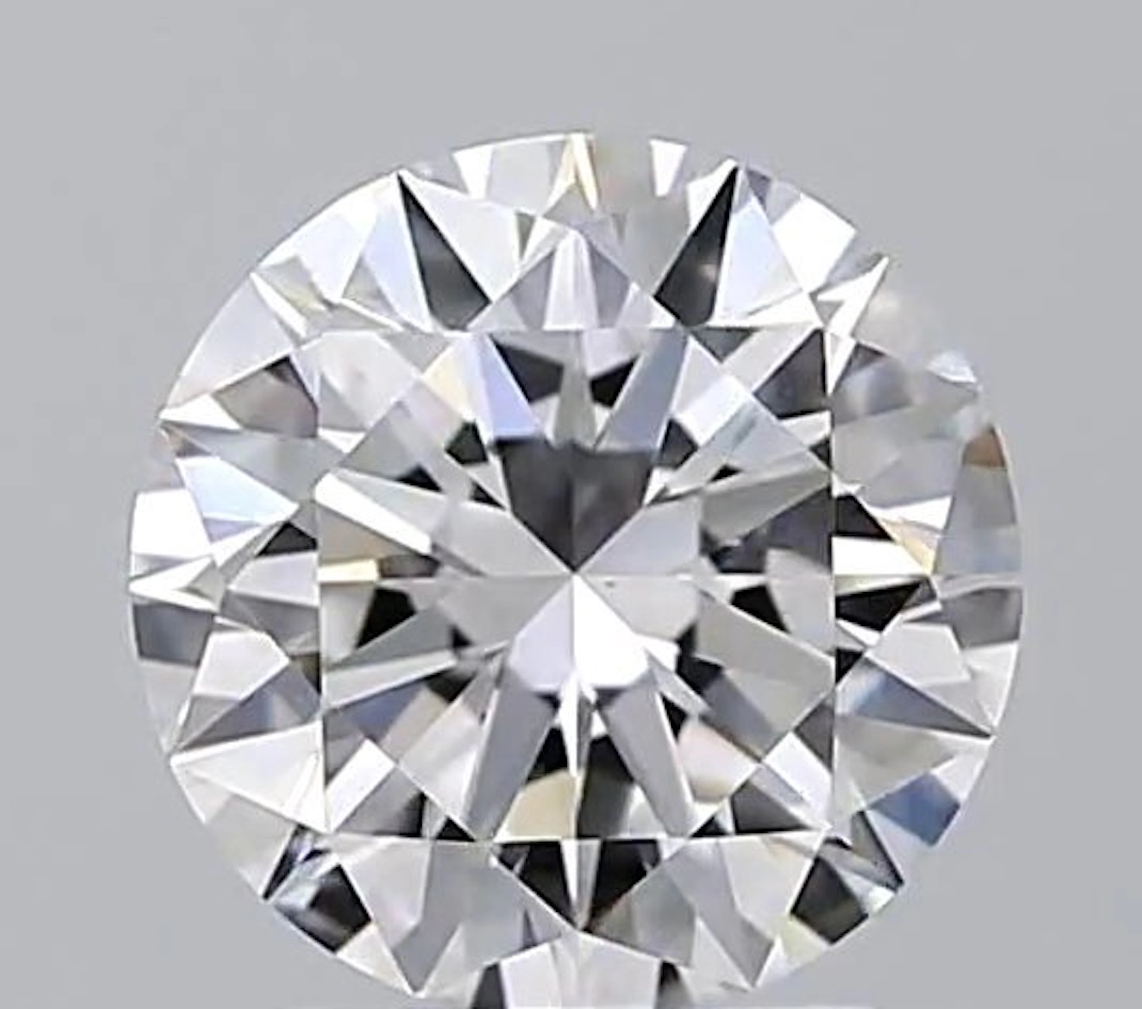 1 pcs Diamond (Natural) - 3.02 ct - Round - D...