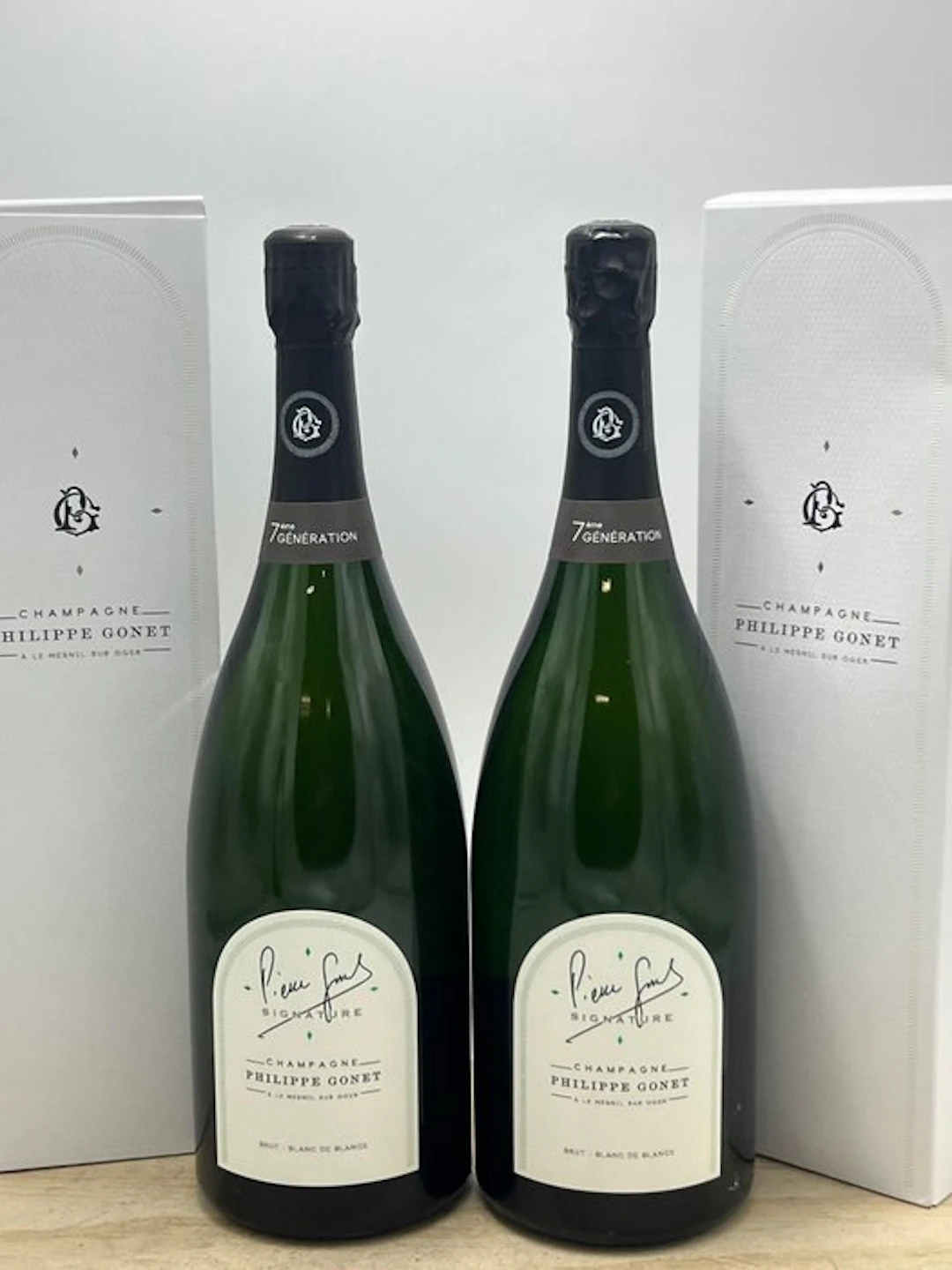 Philippe Gonet, Brut Signature - Champagne Blanc de Blancs - 2 Magnums (1.5L)