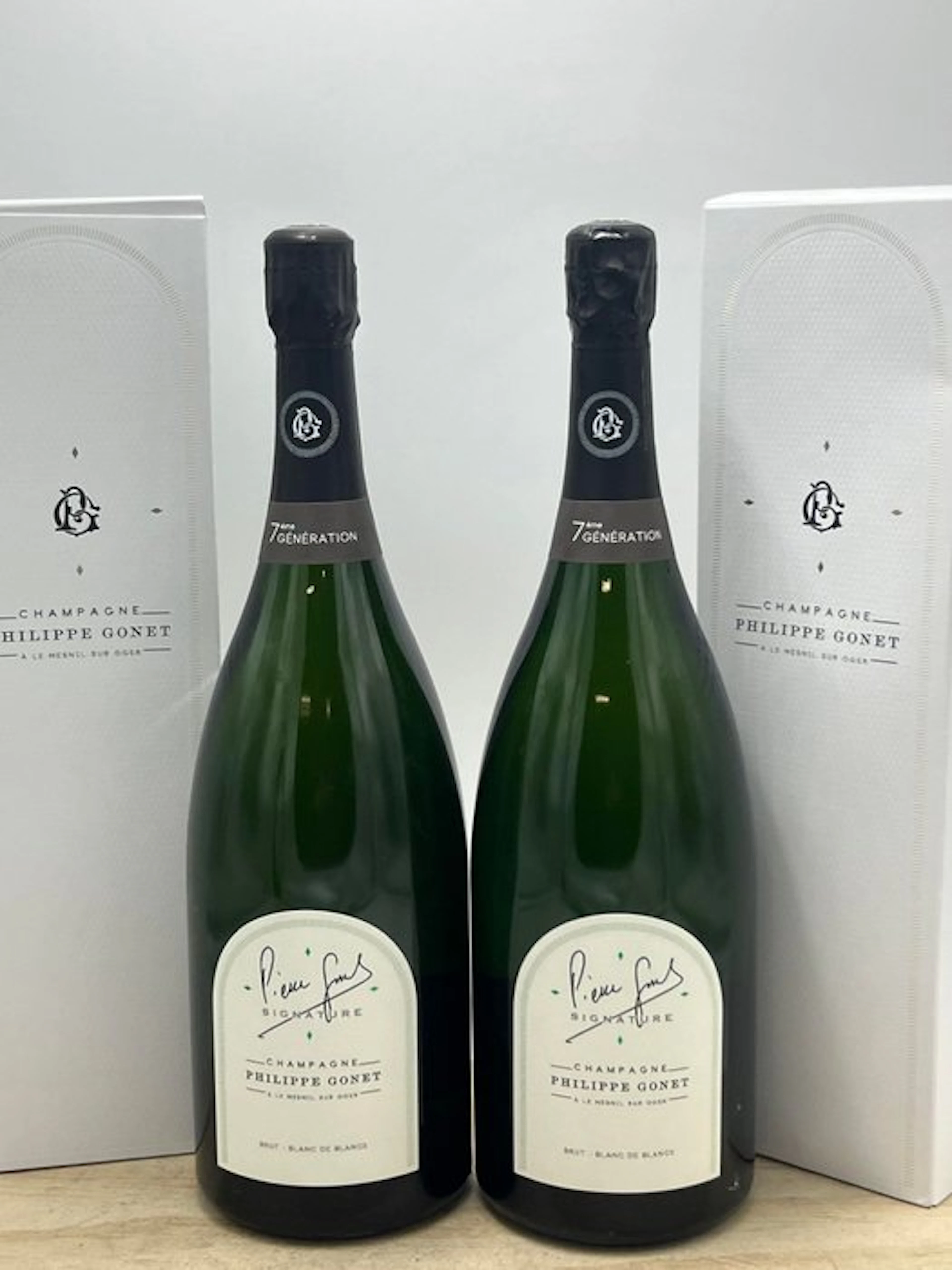 Philippe Gonet, Brut Signature - Champagne Blanc de Blancs - 2 Magnums (1.5L)