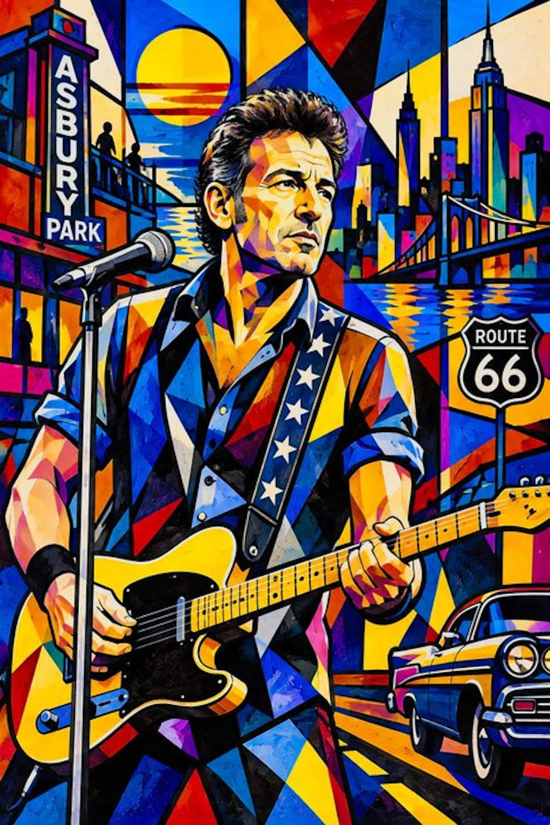 Jacon Art - Bruce Springsteen - BORN TO RUN - URBAN SYMPHONY - 1/7