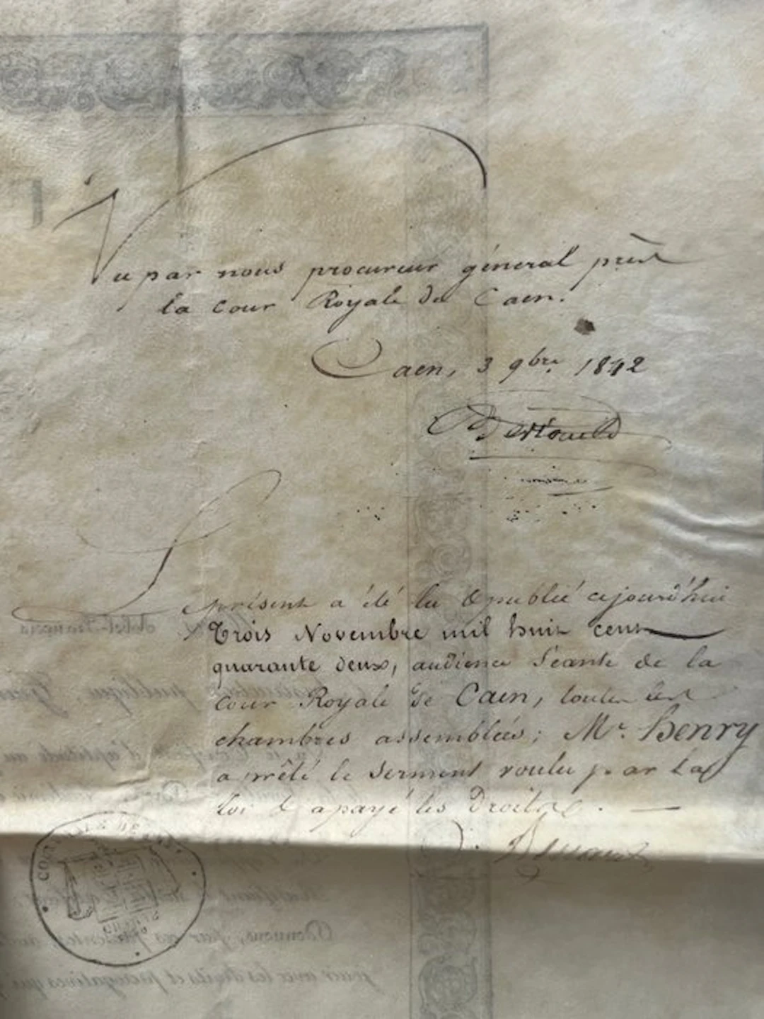 Document - Au nom du Roi - Ensemble de diplômes