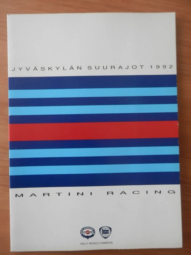 Press kit - Martini Racing Lancia HF integrale - Rallye des 1000 Lacs - 1992