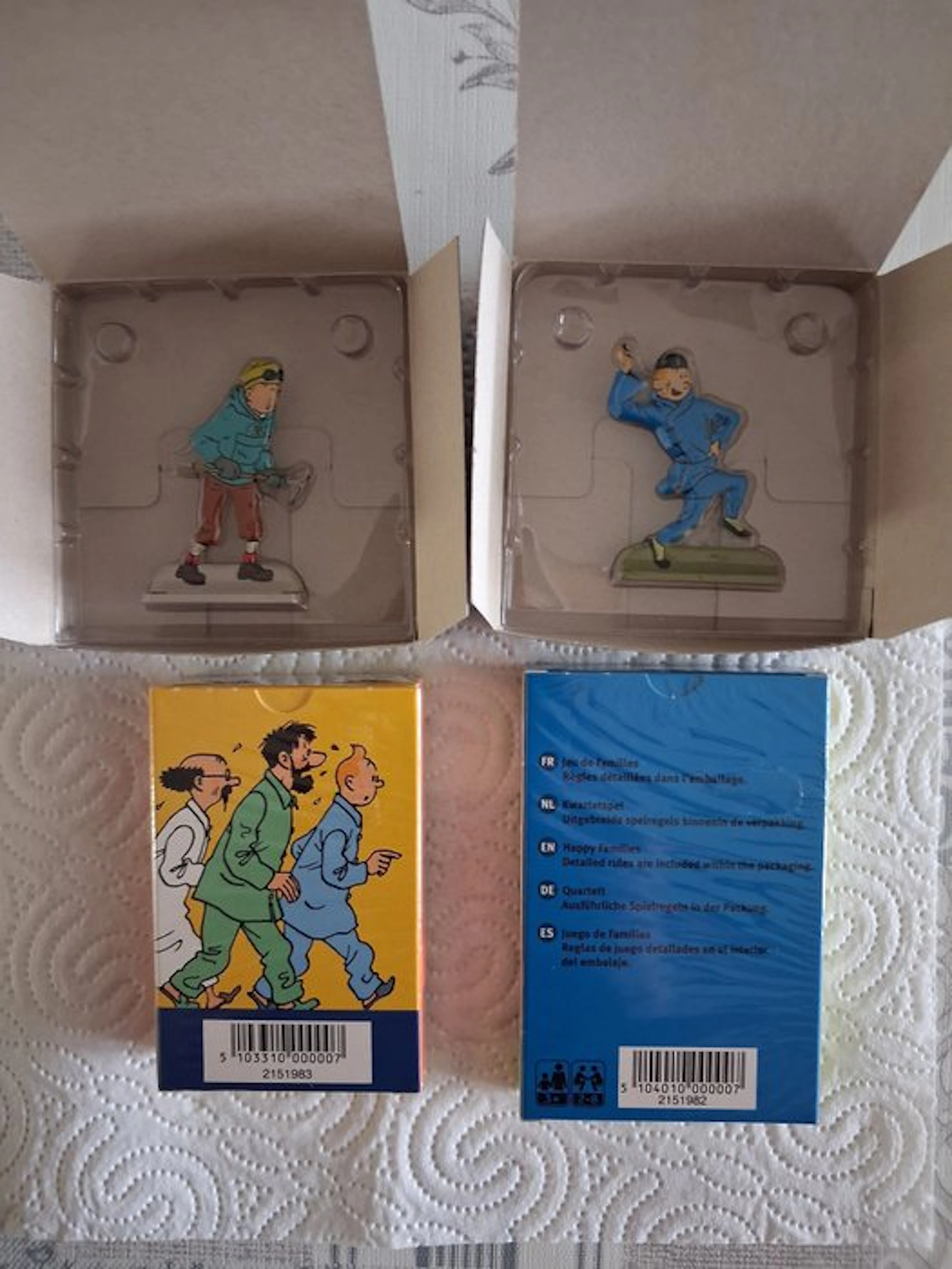 Tintin - La famille de Tintin - Cartes à jouer - 7 Comic...