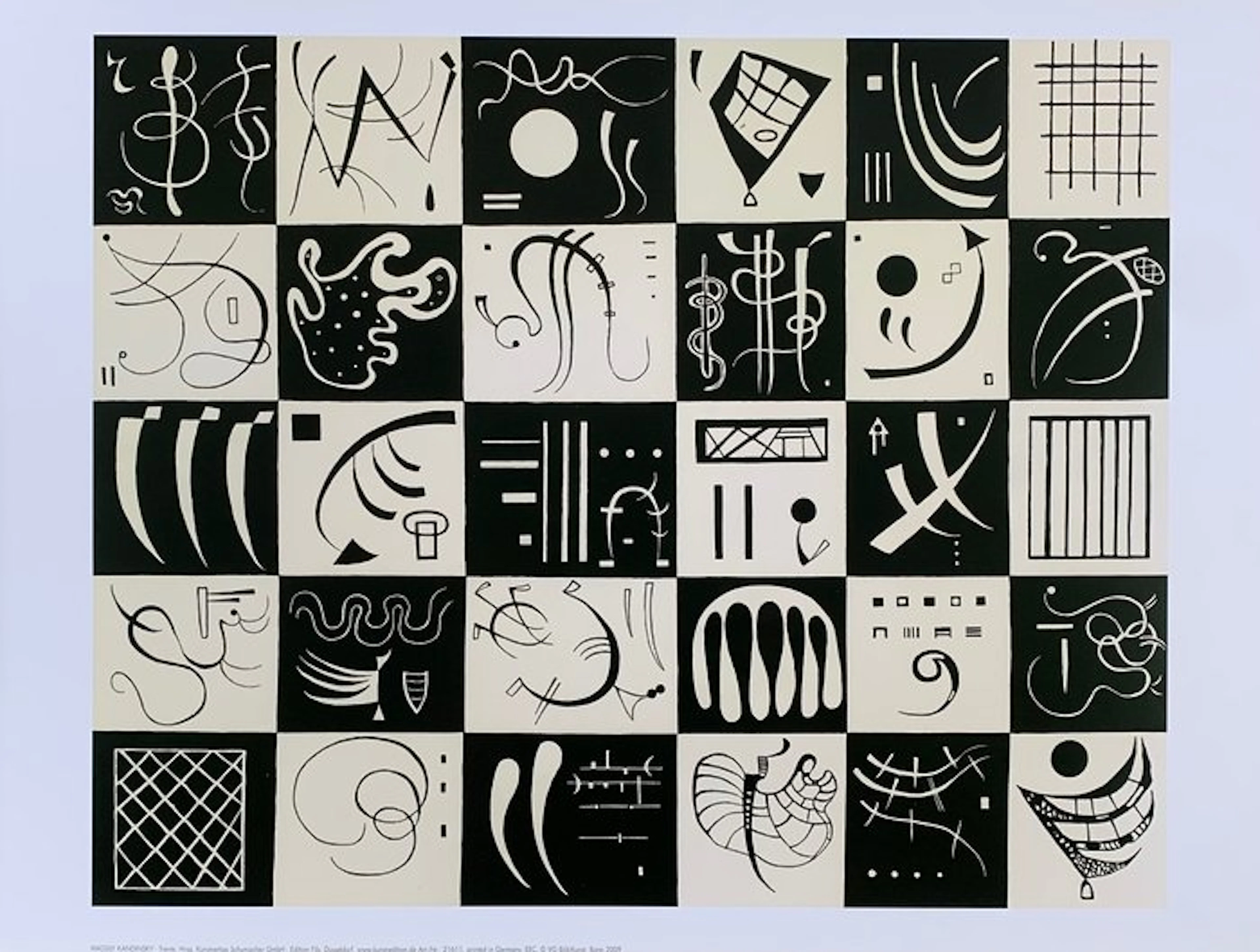 Wassily Kandinsky (1866-1944) - (after) - Trente, 1937 - Artprint - 50 x 70 cm