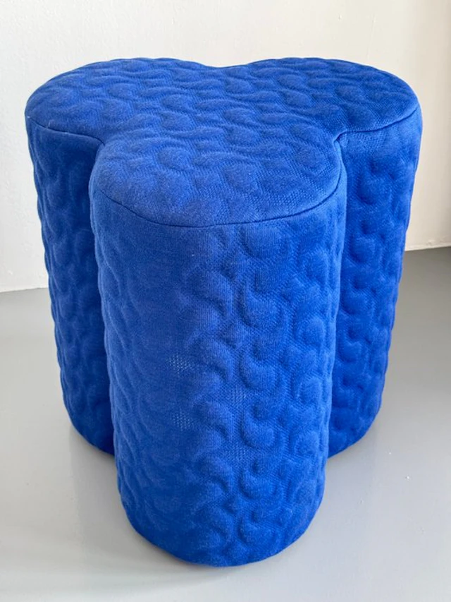 Pols Potten - Stool - Clover - Fabric, Wood - Swell Stool