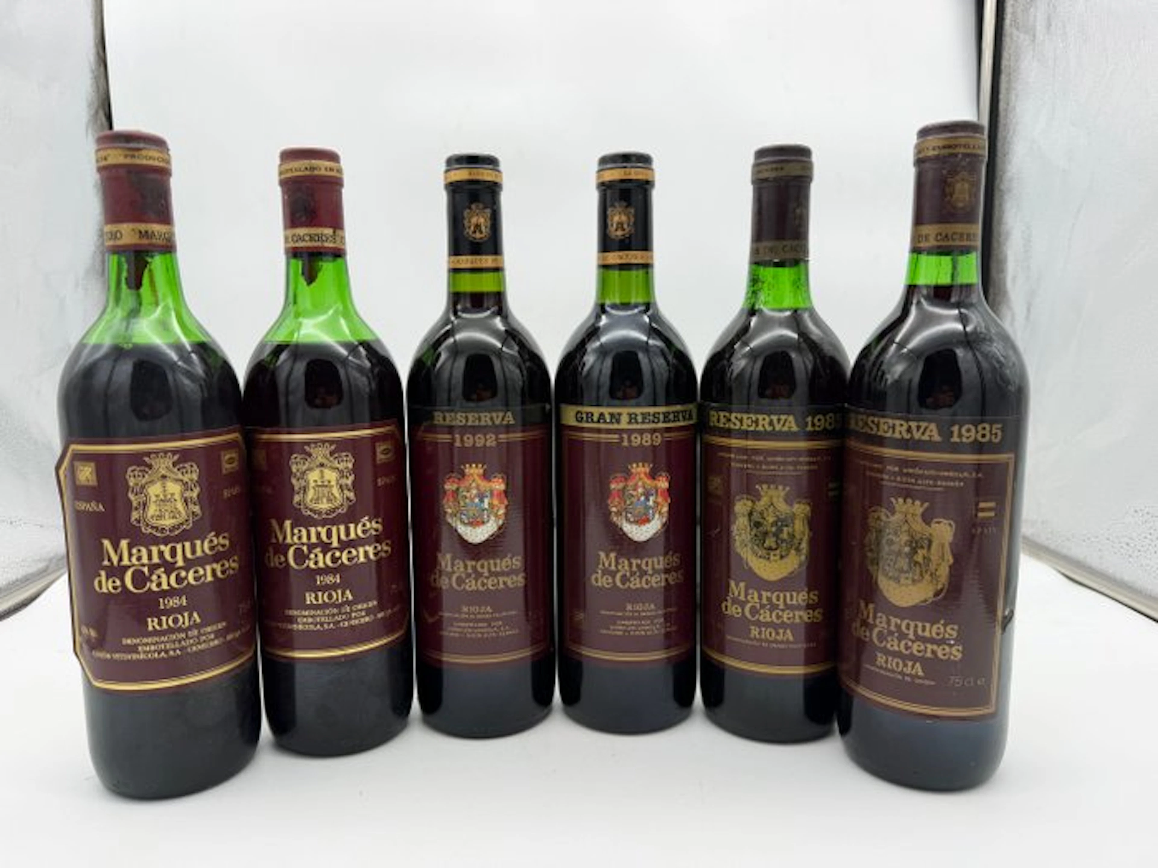 1985 x2, 1992 Marqués de Cáceres Reserva