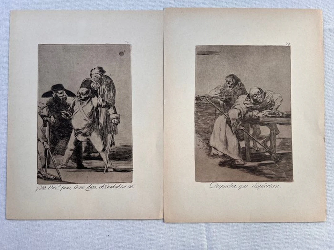 Francisco De Goya (1746-1828) - Taverna No 76, 78