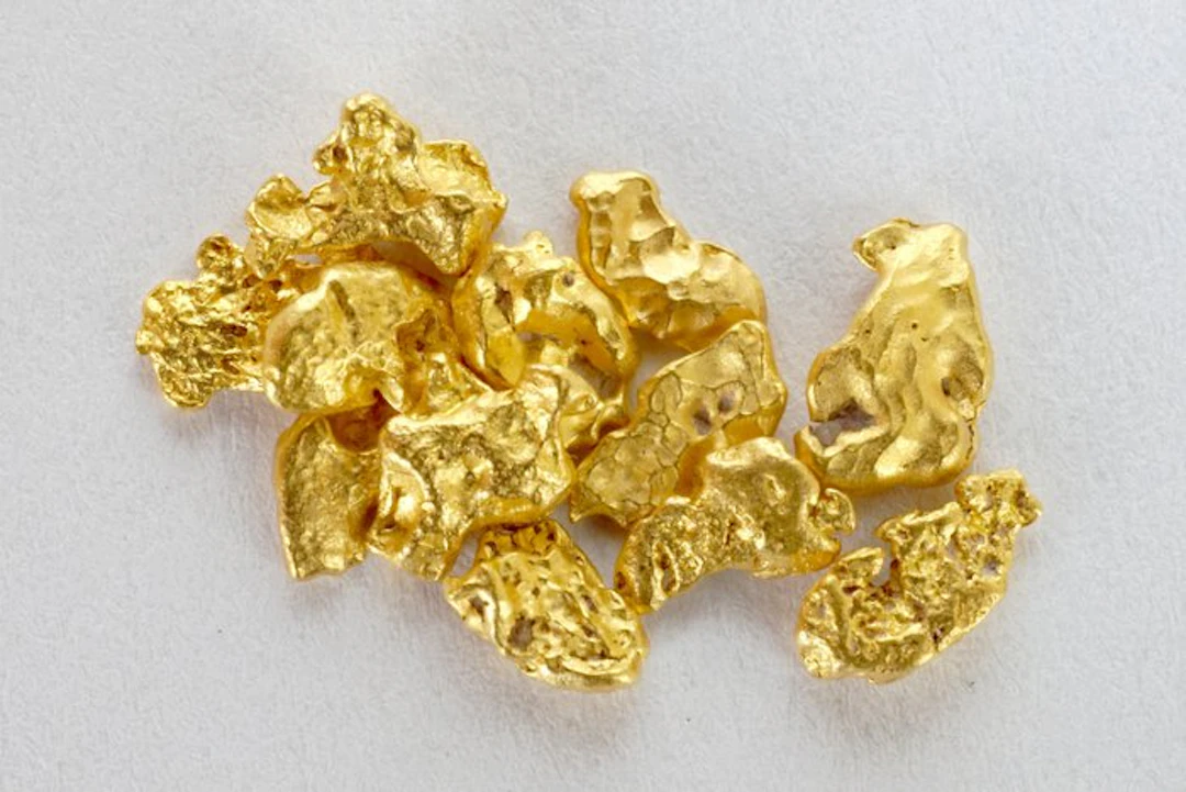 Gold Mauritania Gold Nuggets 1.391 grams- 1.39 g