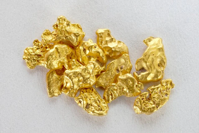 Gold Mauritania Gold Nuggets 1.391 grams- 1.39 g