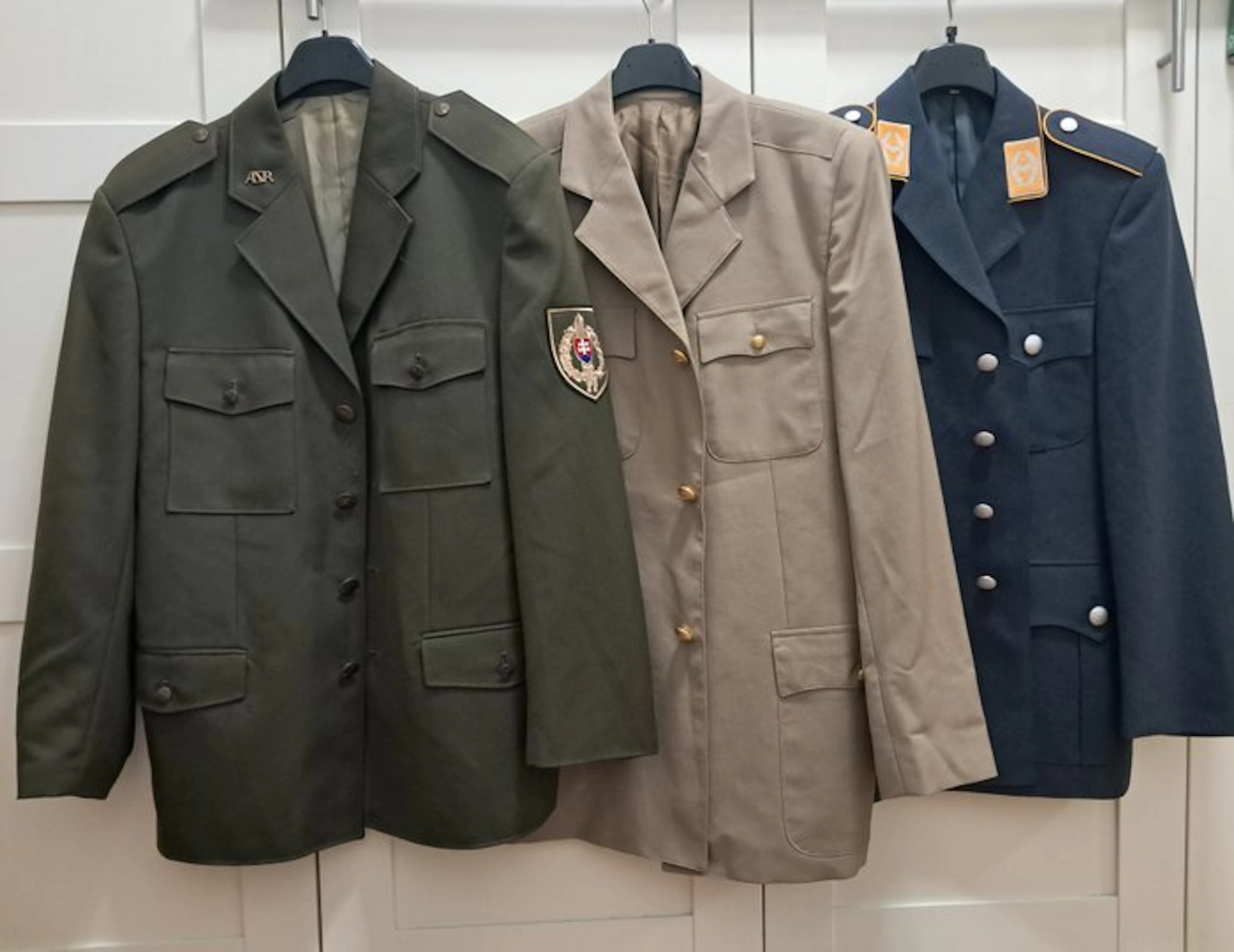 Three European military-issue jackets – Italy