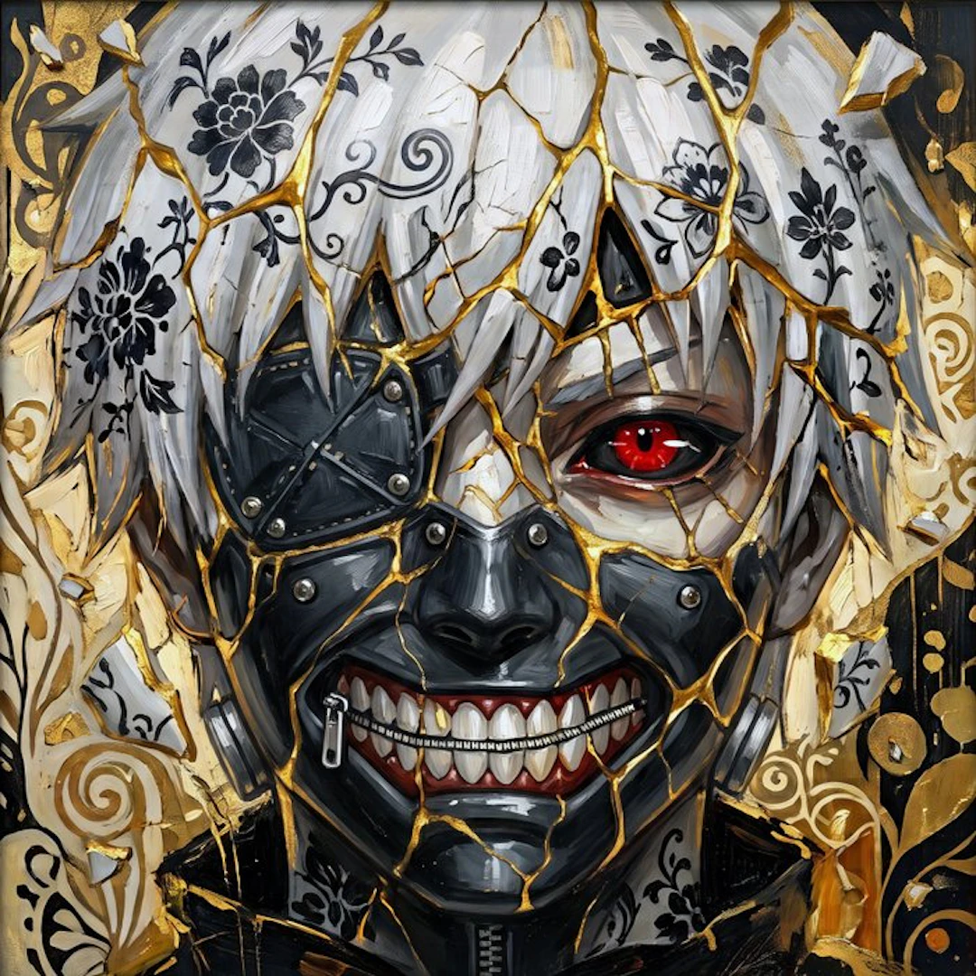 Artxlife - Tokyo Ghoul Japanese Gold Kintsugi