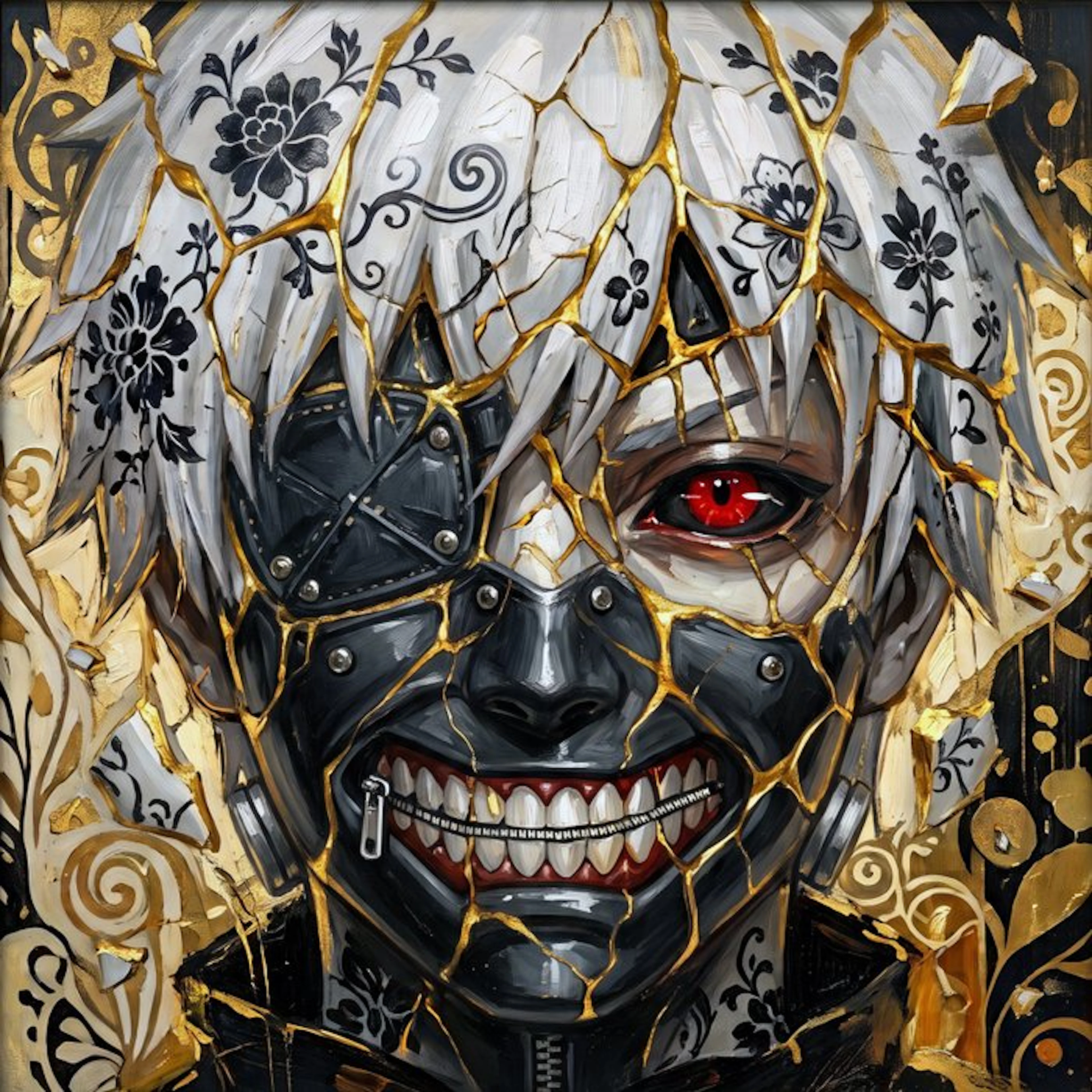 Artxlife - Tokyo Ghoul Japanese Gold Kintsugi