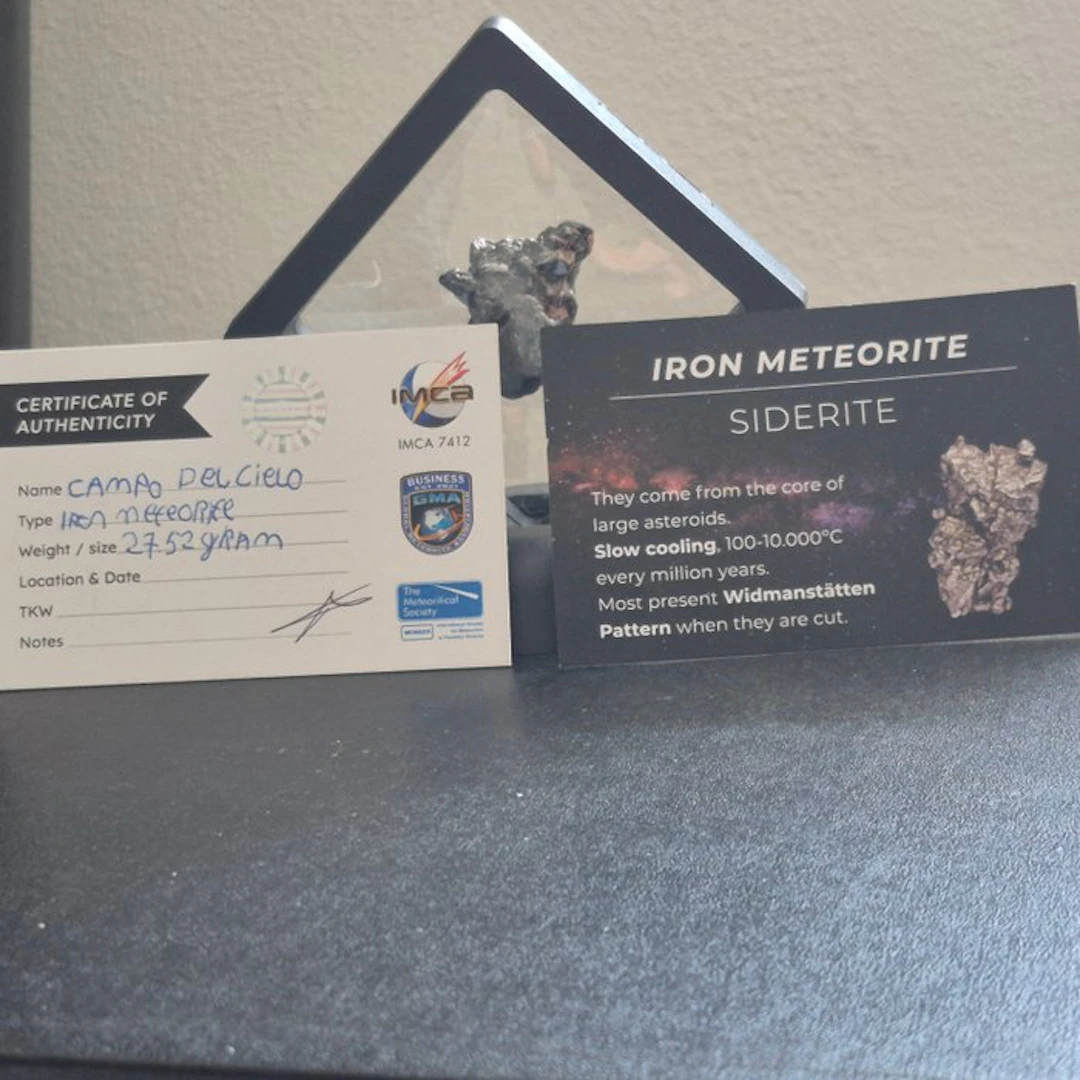 Campo del Cielo meteorite Iron meteorite - Height: 3.5 cm...