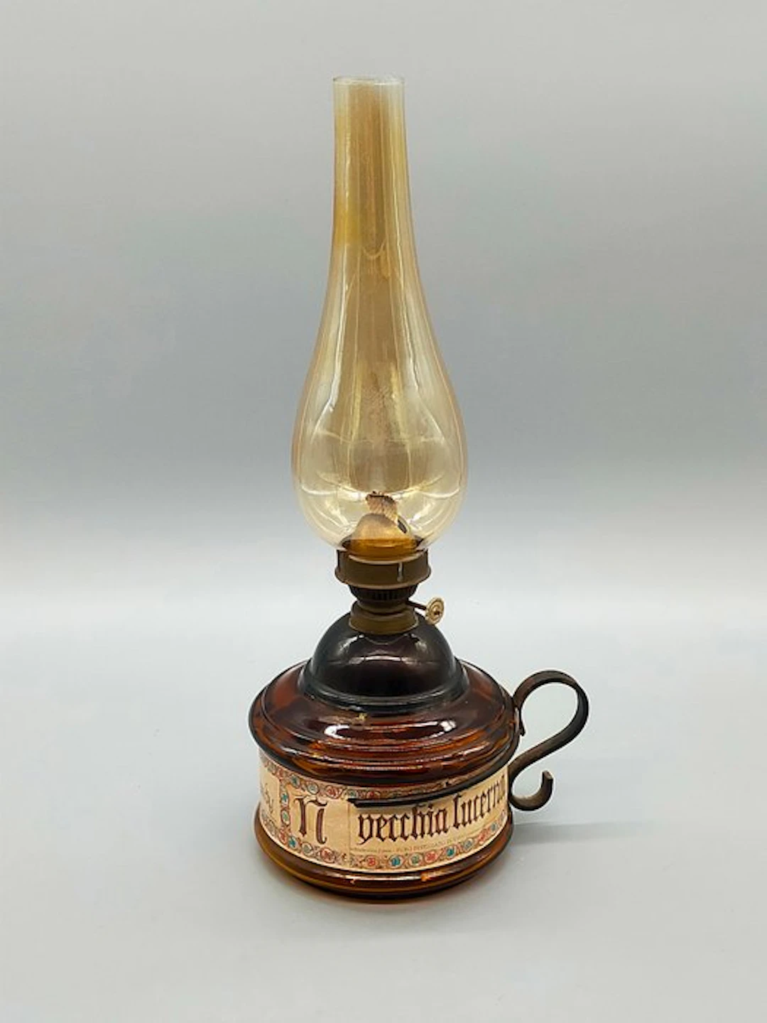 Oil lamp - Negroni Treviso Vecchia Lucerna Brandy Oil Lamp - Glass, Tin