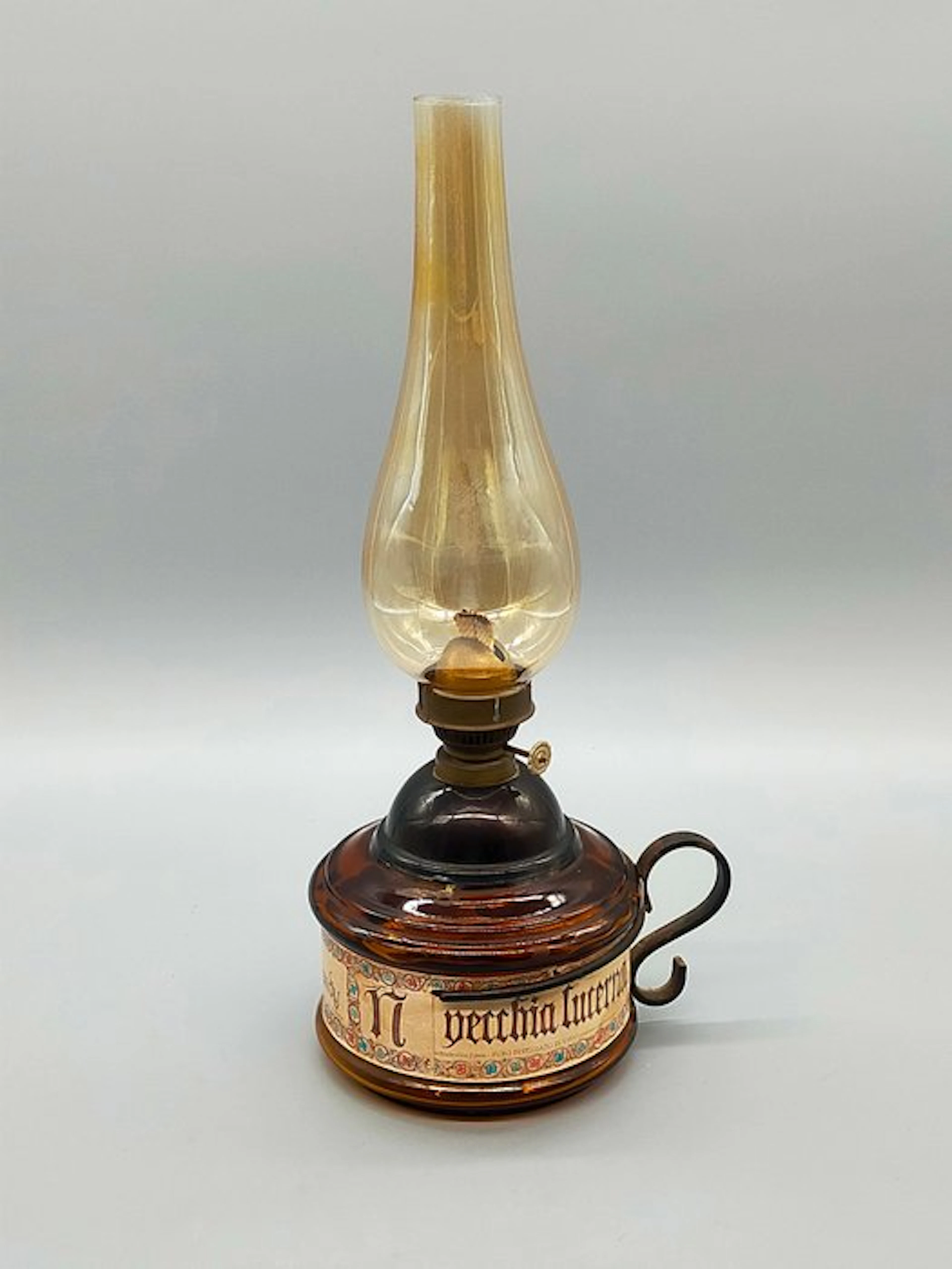 Oil lamp - Negroni Treviso Vecchia Lucerna Brandy Oil Lamp - Glass, Tin