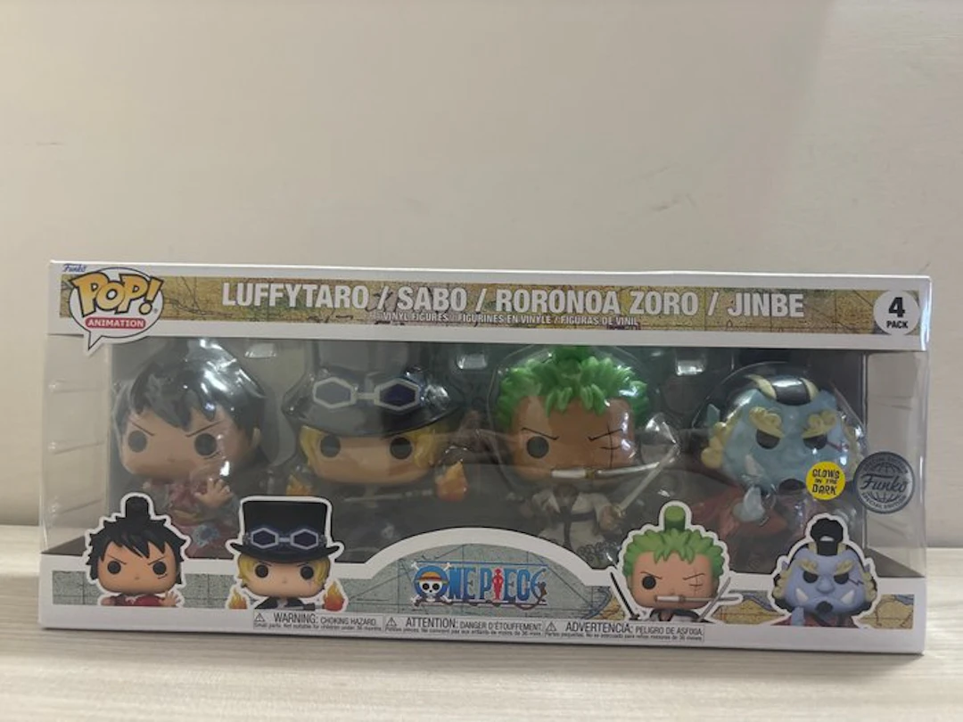 Funko - Funko Pop Luffytaro / Sabo / Roronoa Zoro / Jinbe 4 Pack - 2020+ - U.S.