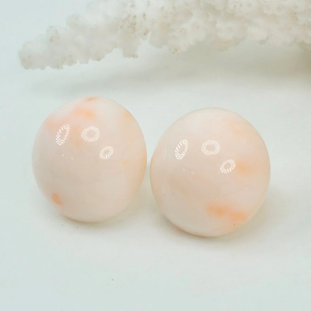 Silver, Gold-plated - Earrings - PINK CORAL