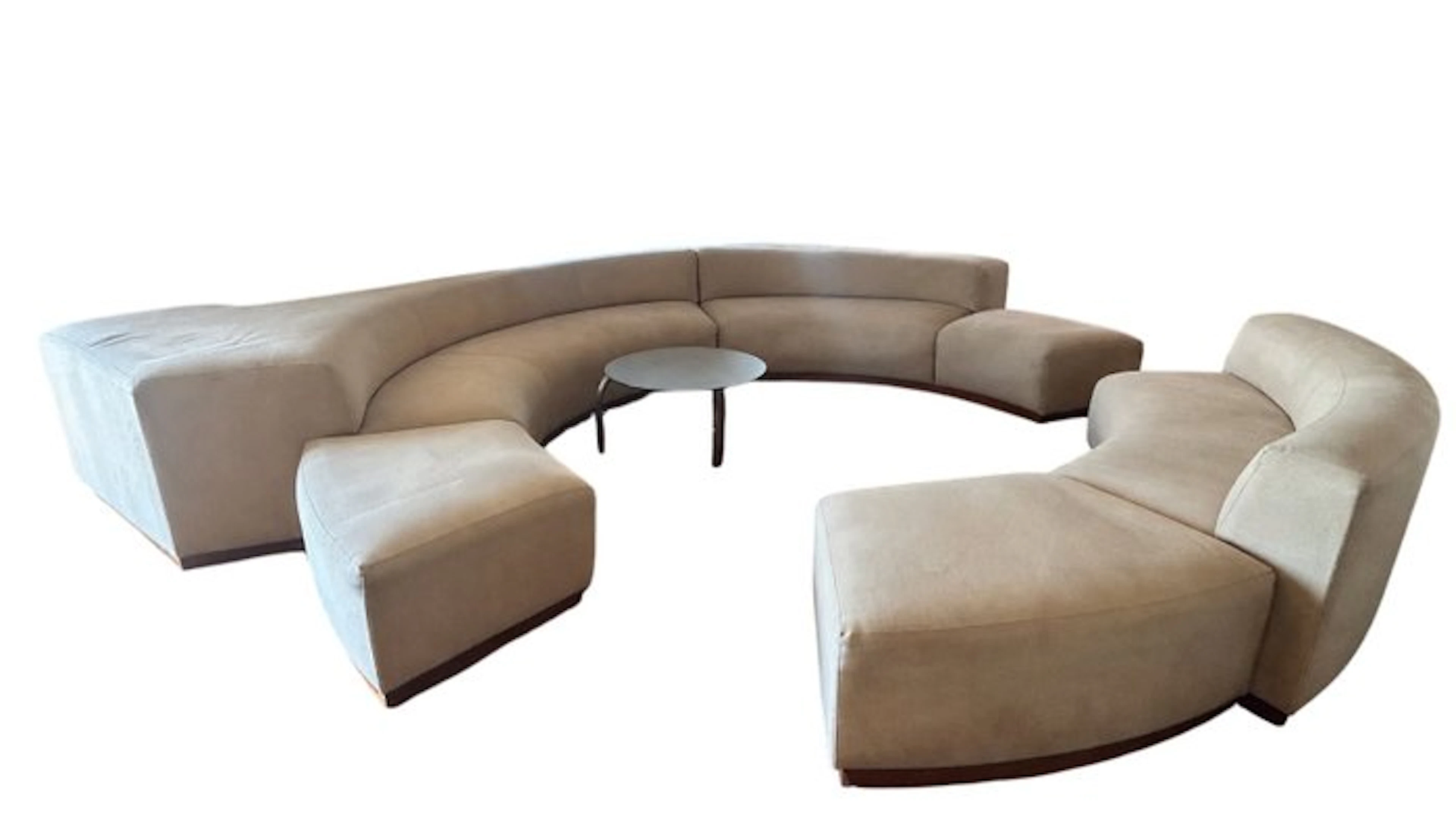 Sofa - Cotton, Wood - Vintage modular sofa
