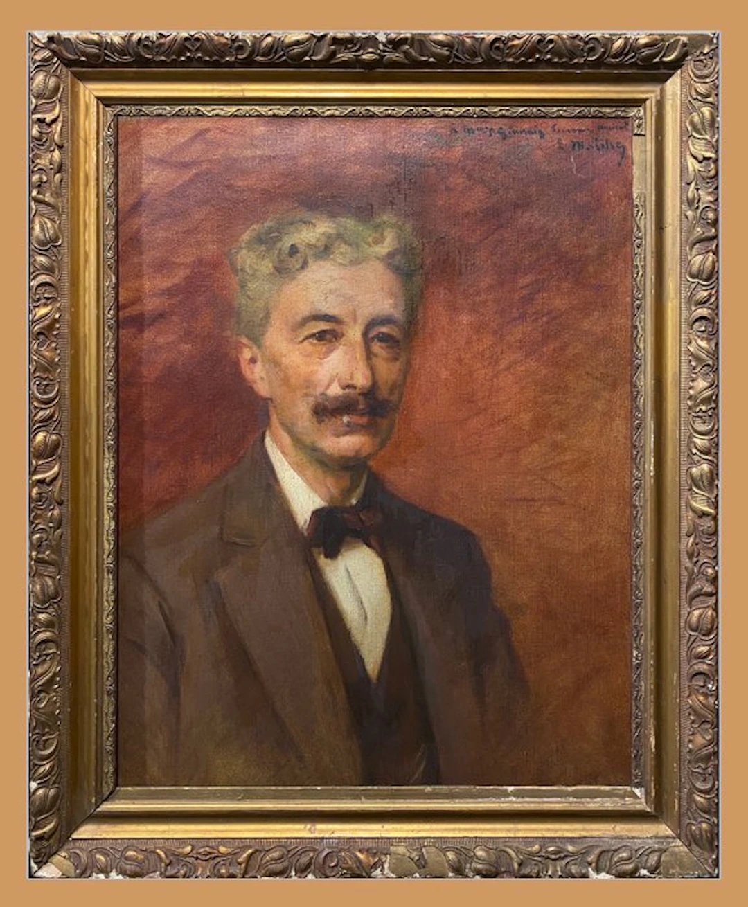 École Française (c. 1930) - Portrait à la Clope