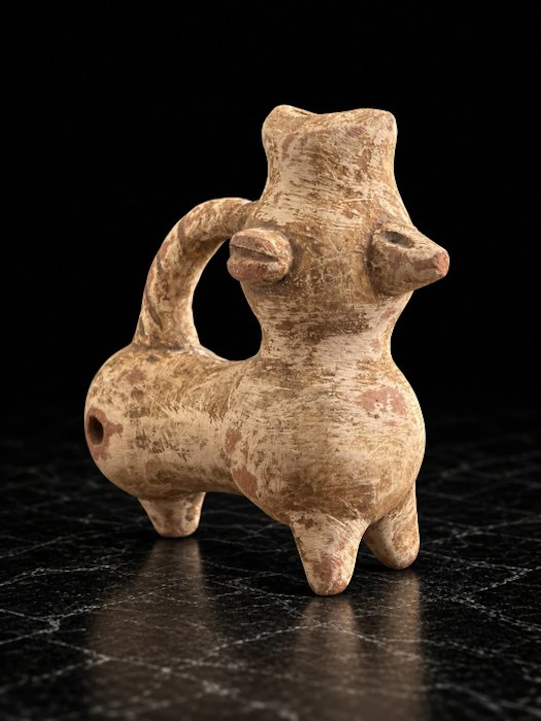 Colima Culture 4th to 7th Century AD Terracotta Zoomorphic Vessel - 8.1 cm