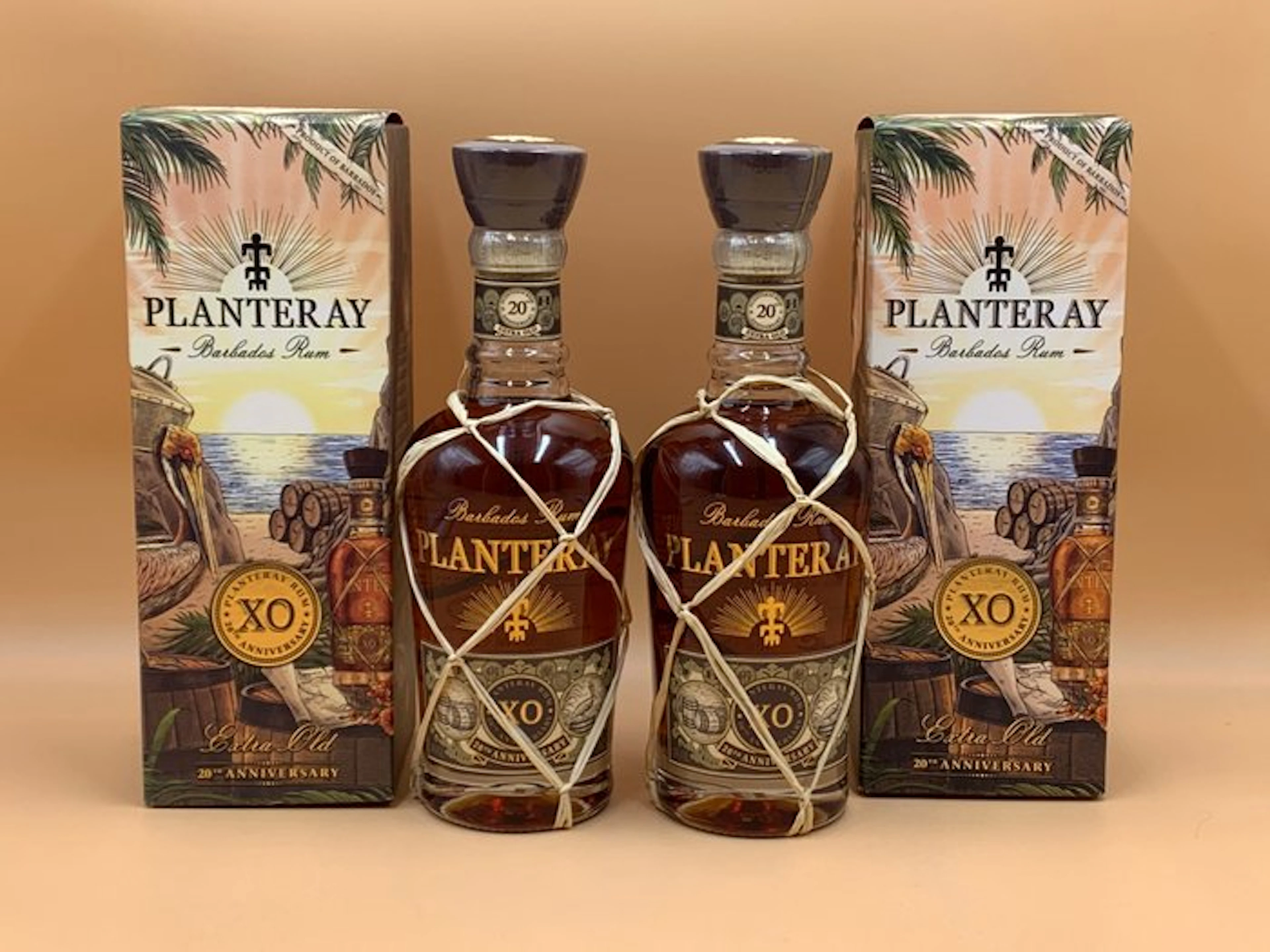 Planteray - XO - Extra Old Barbados 20ème Anniversaire - 70cl - 2 bottles