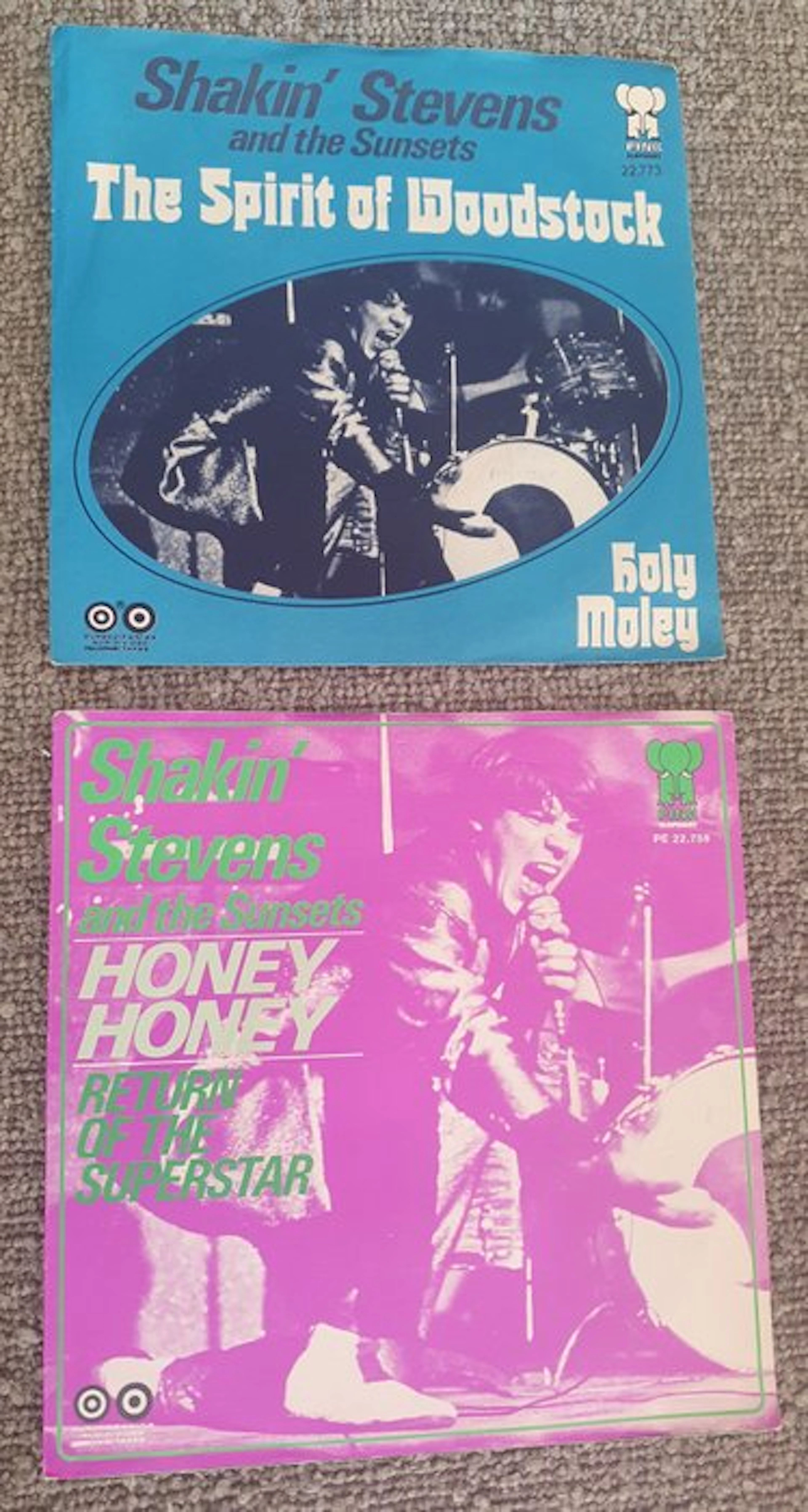 Shakin' Stevens and the Sunsets - 2 x 7" singles - Honey...