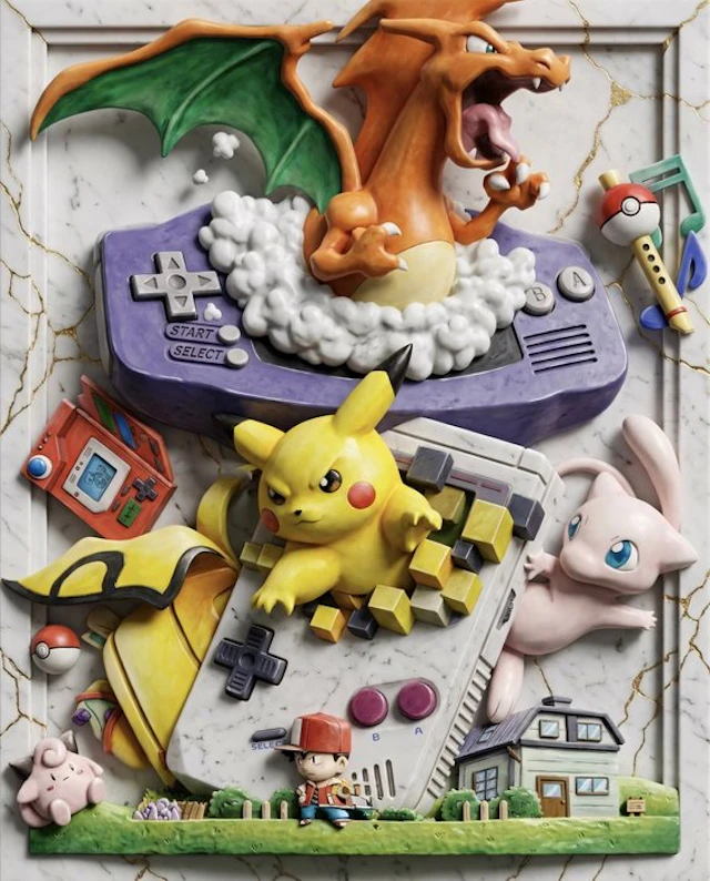Makayhos - [Canvas] Pocket Monsters – Gaming Nostalgia
