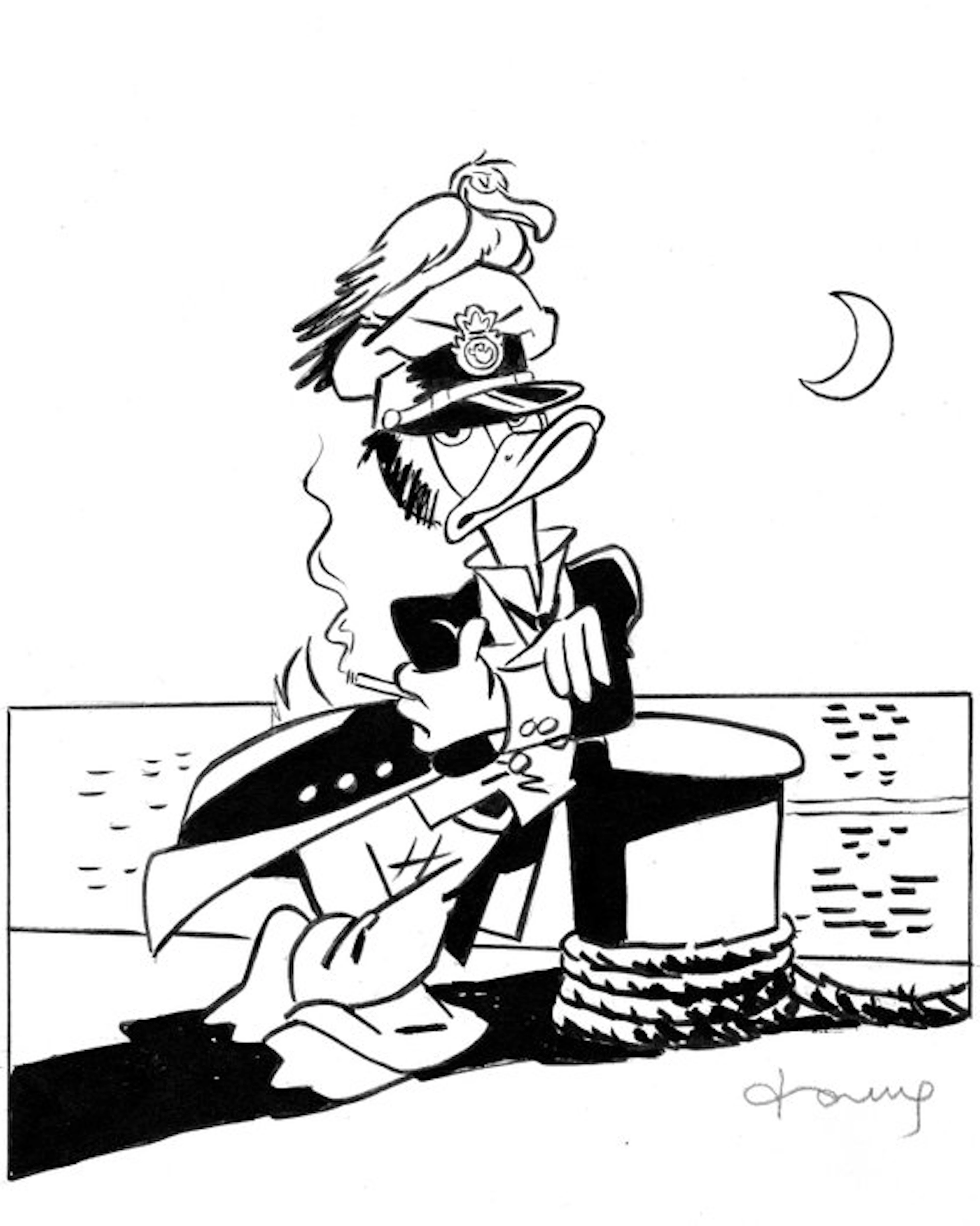 Tony Fernandez - Donald Duck Inspired by Hugo Pratt’s...