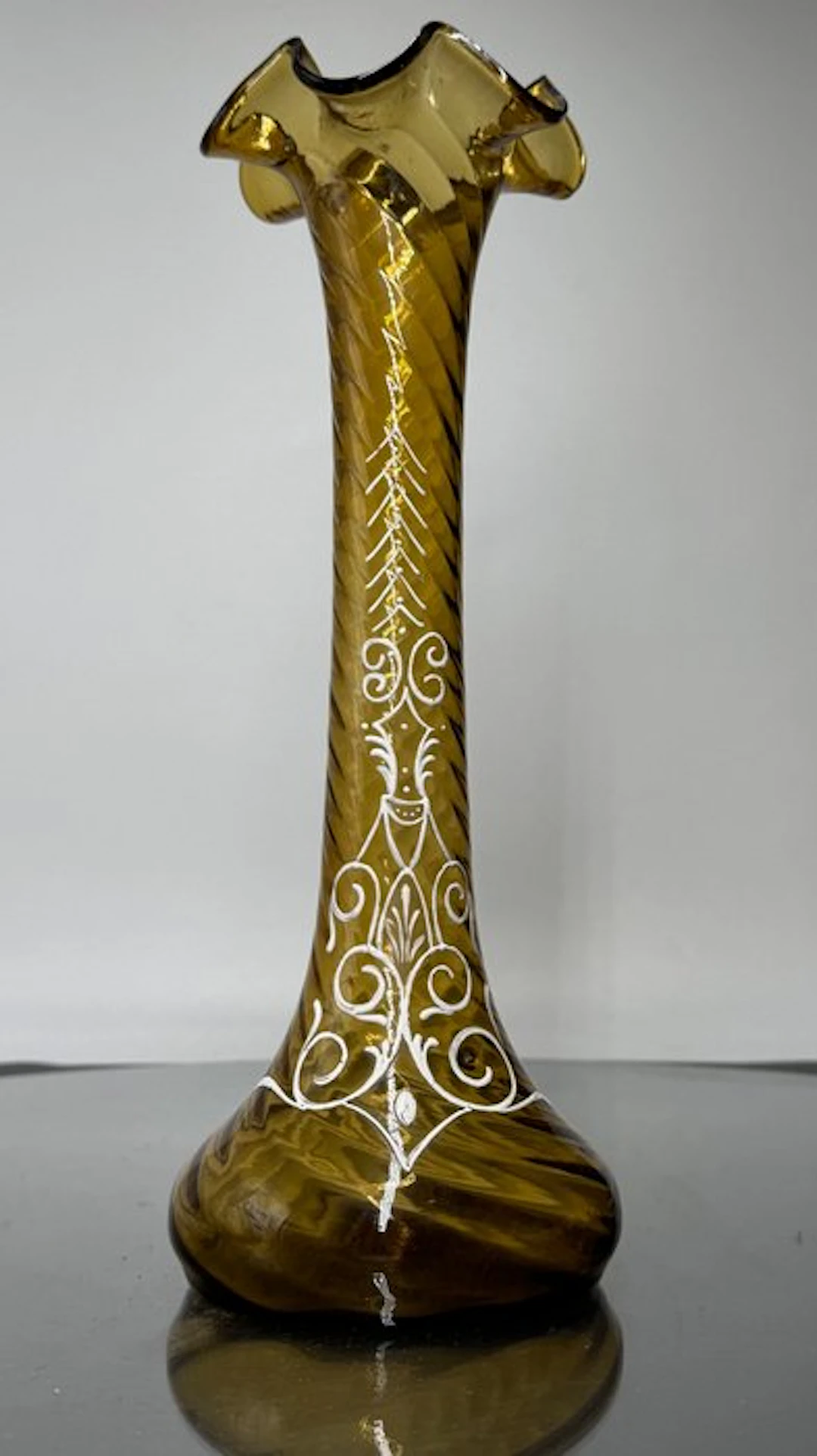 Vase - Glass - probably a Legras vase