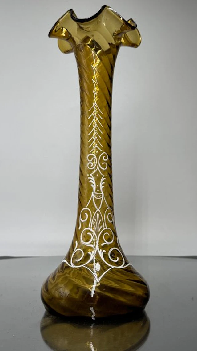 Vase - Glass - probably a Legras vase
