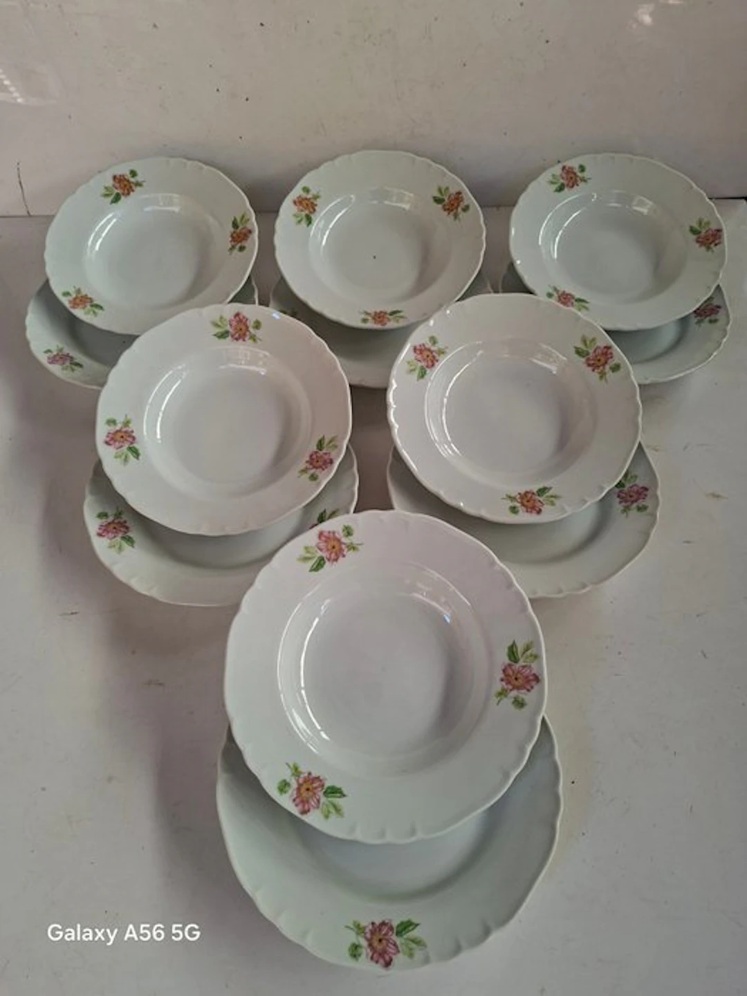 Richard Ginori - Dinner set (12) - Porcelain