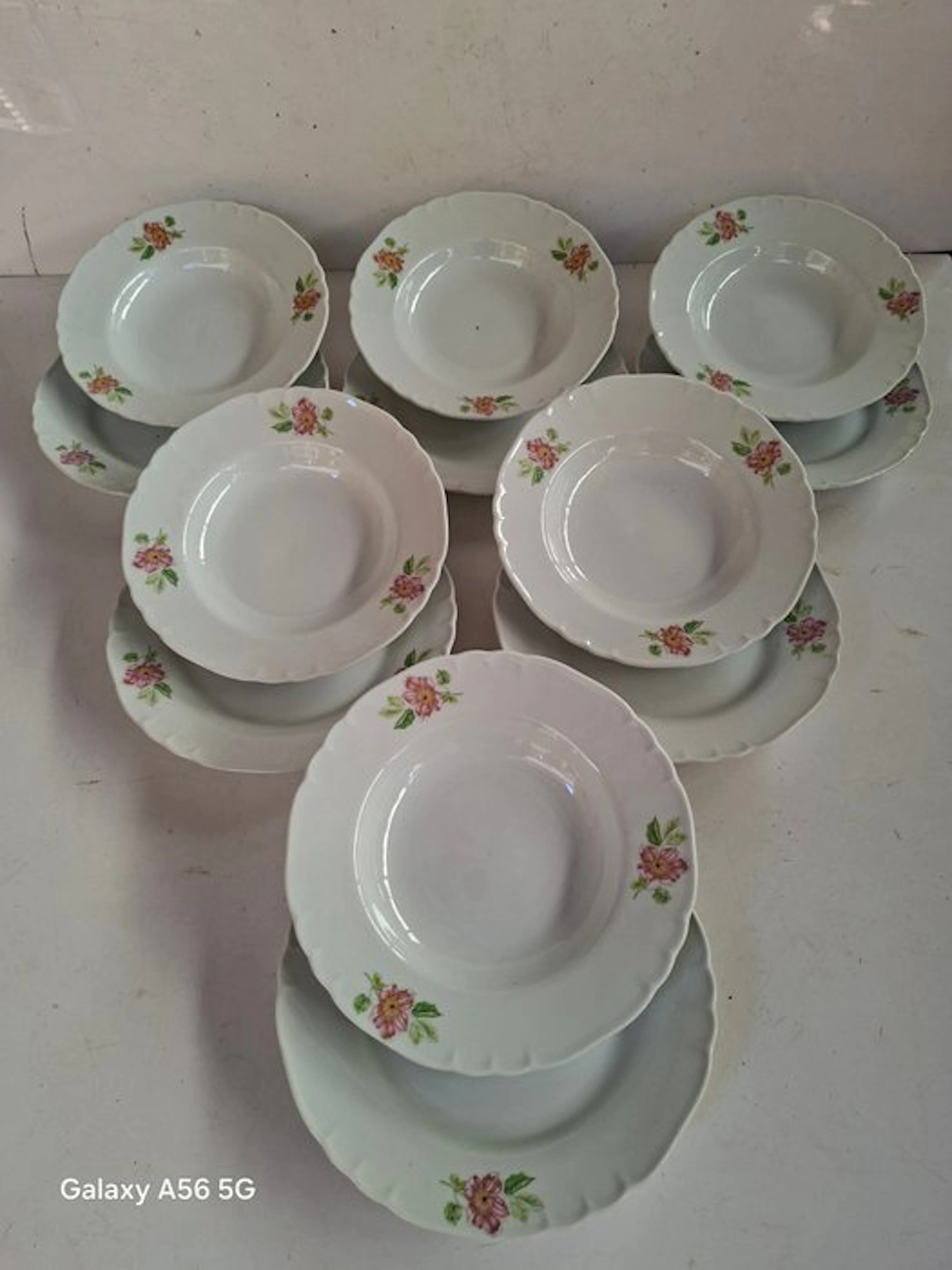 Richard Ginori - Dinner set (12) - Porcelain