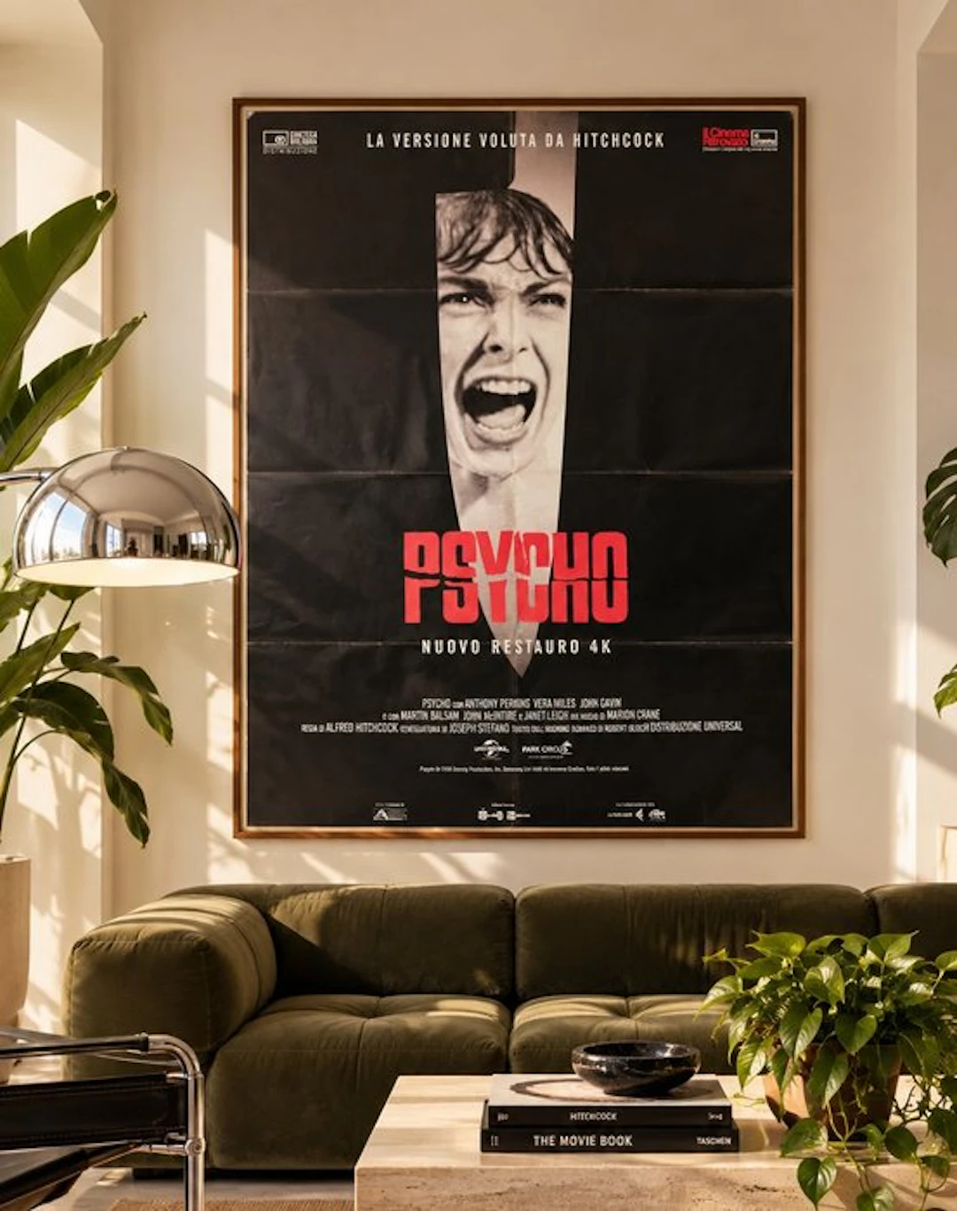 120x160 cm Alfred Hitchcock - Psyco