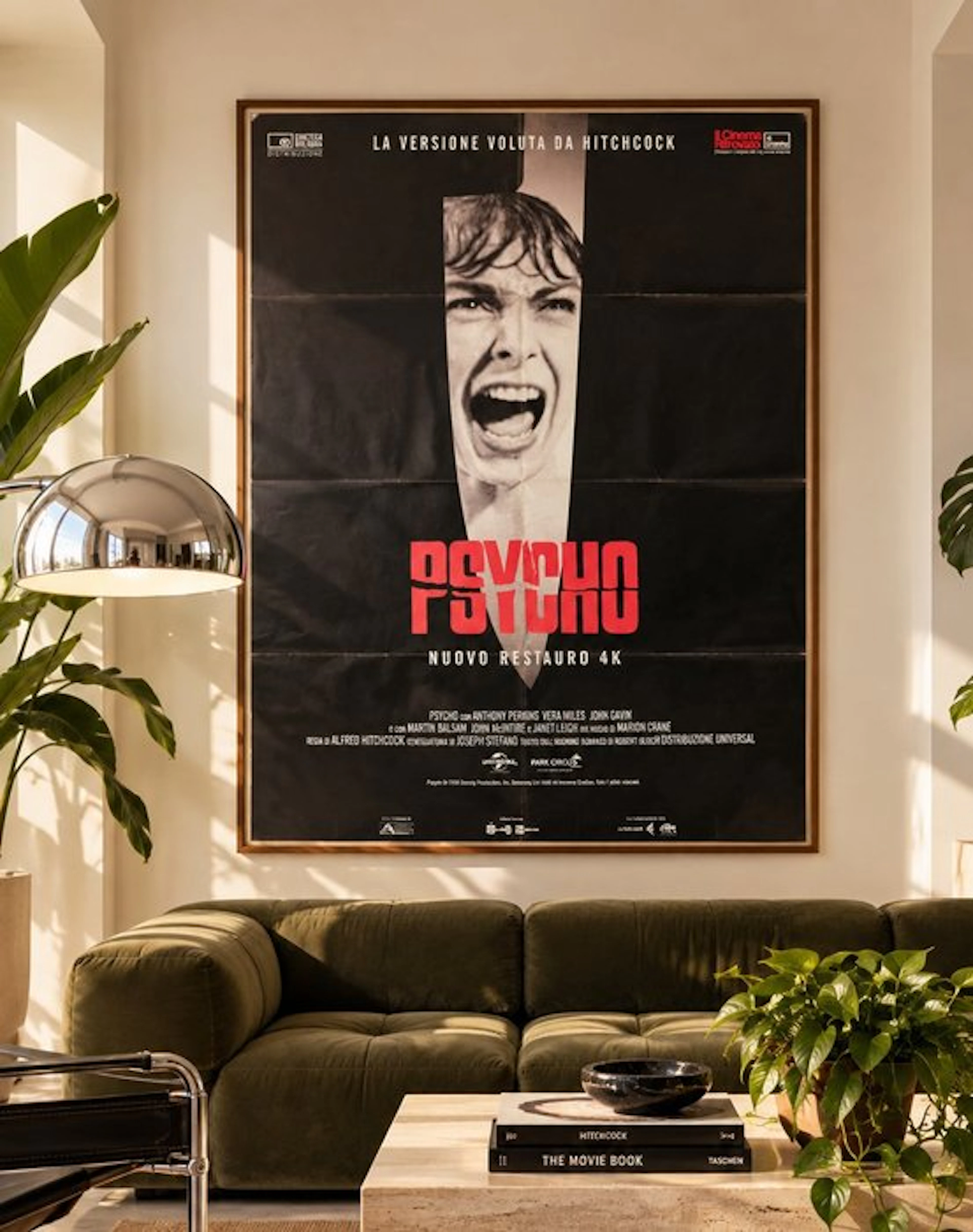120x160 cm Alfred Hitchcock - Psyco