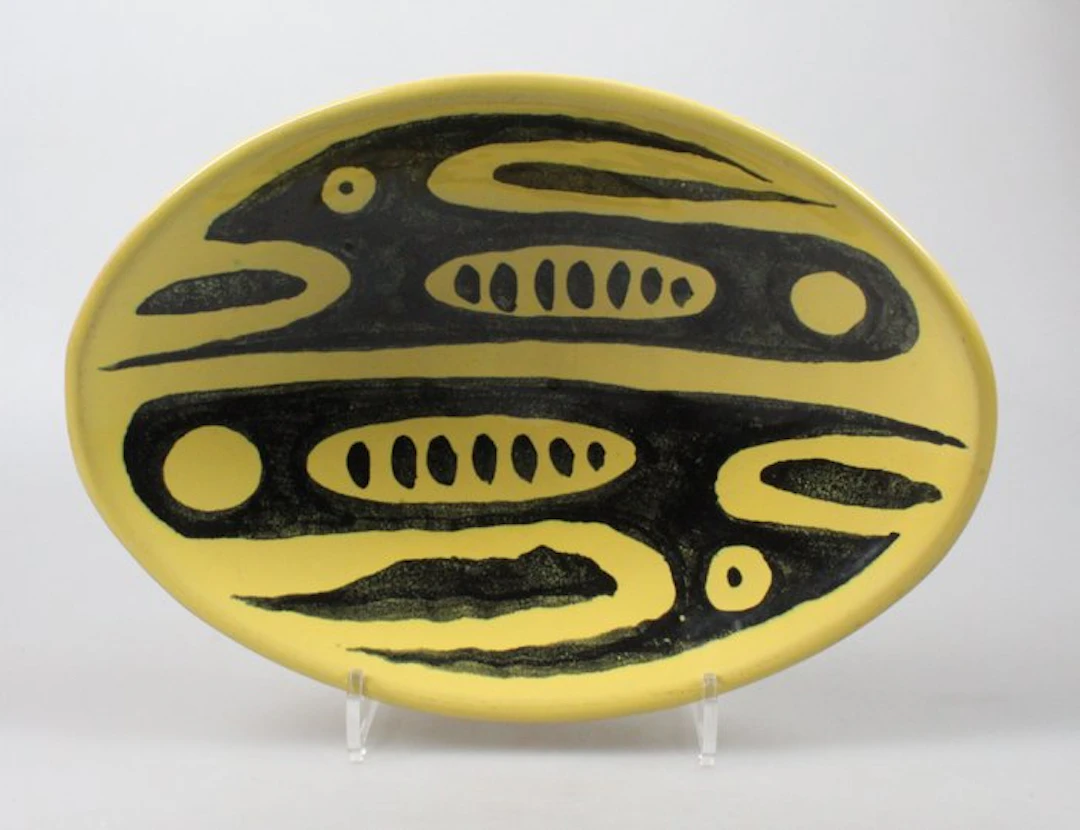 André Freymond (1923-2011) - Dish - Ceramic - Mid-century Modern