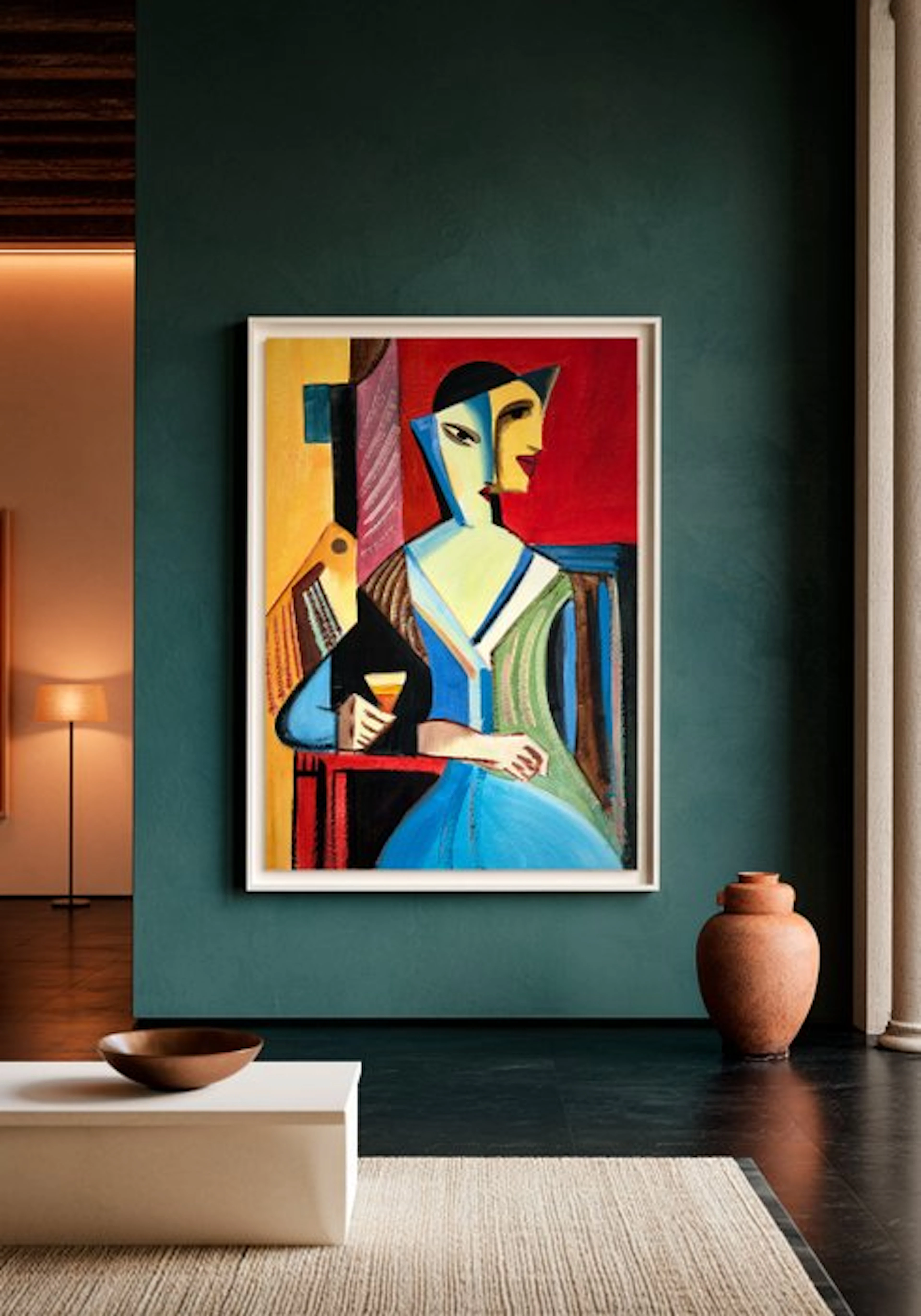 E. Pérez Lezcano - Mujer en el sillón XL (No Reserve)