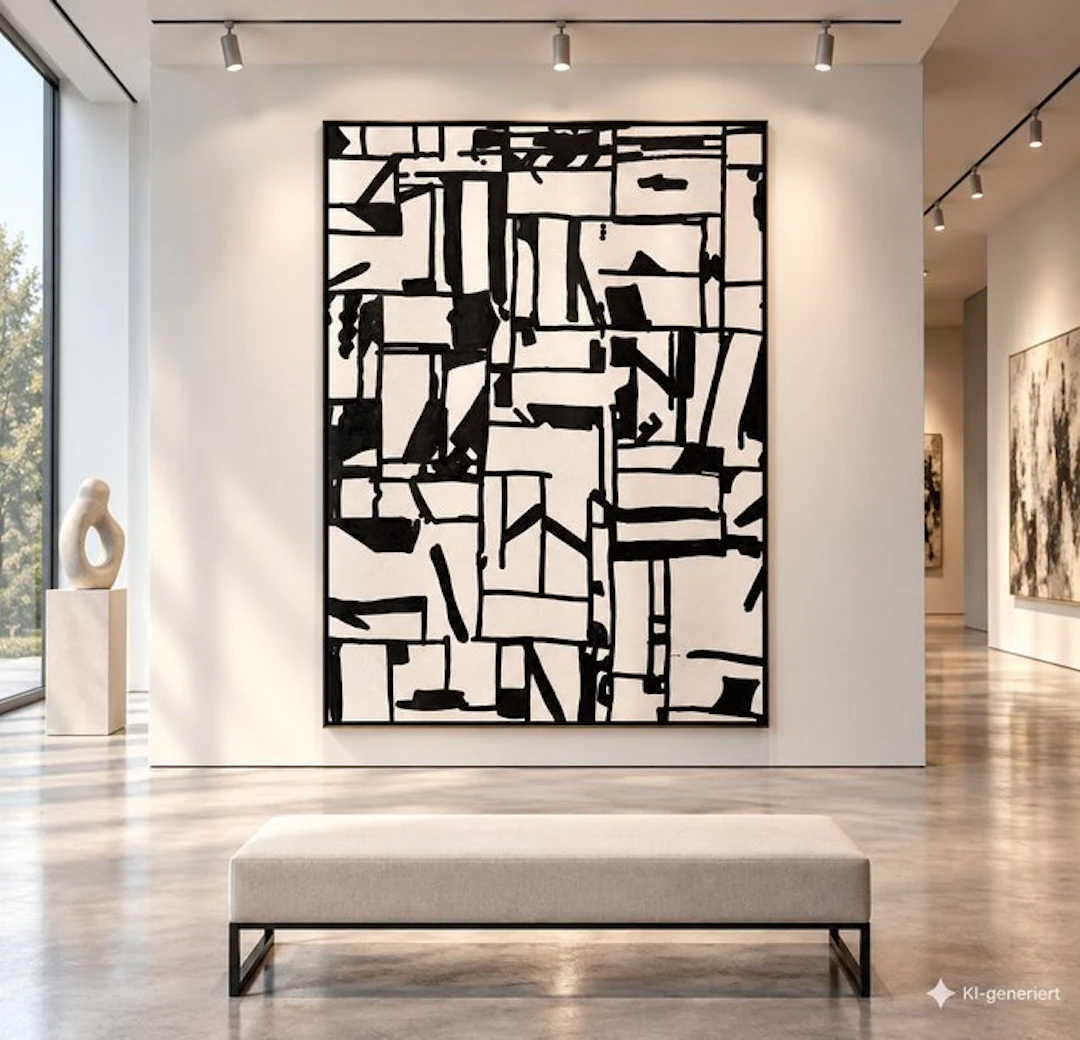 Timo Wedell - Geometric Wilderness - XXL - Abstract Klein