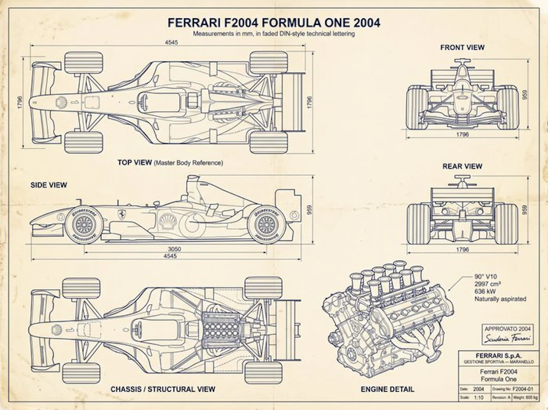 Shmidt.Art - Ferrari - FERRARI F2004 FORMULA ONE 2004 - 2000s