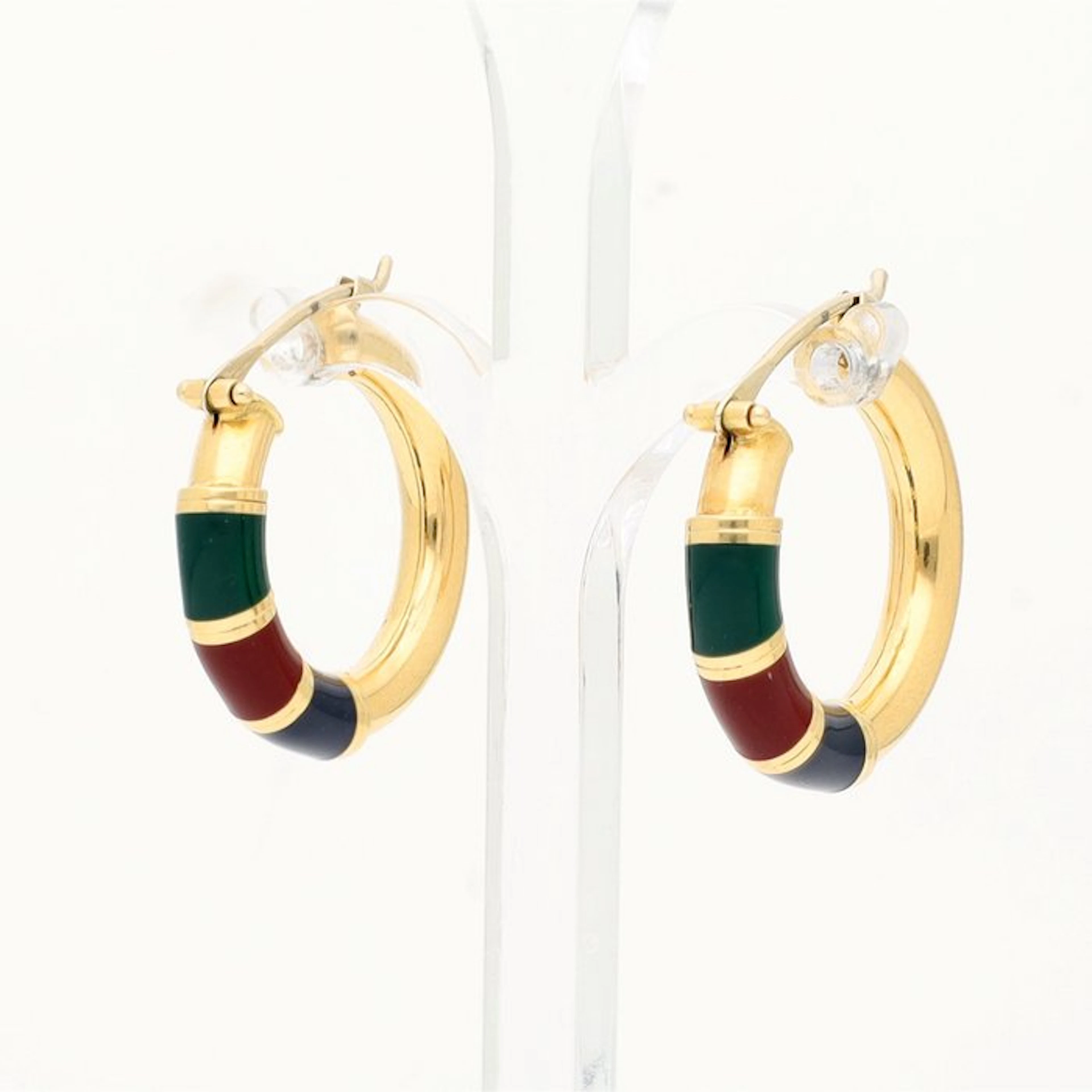 Earrings - 18 kt. Yellow gold - Email