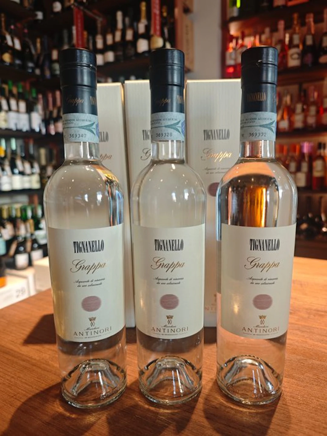 Tignanello Marchesi Antinori - Grappa - 500ml - 3 bottles