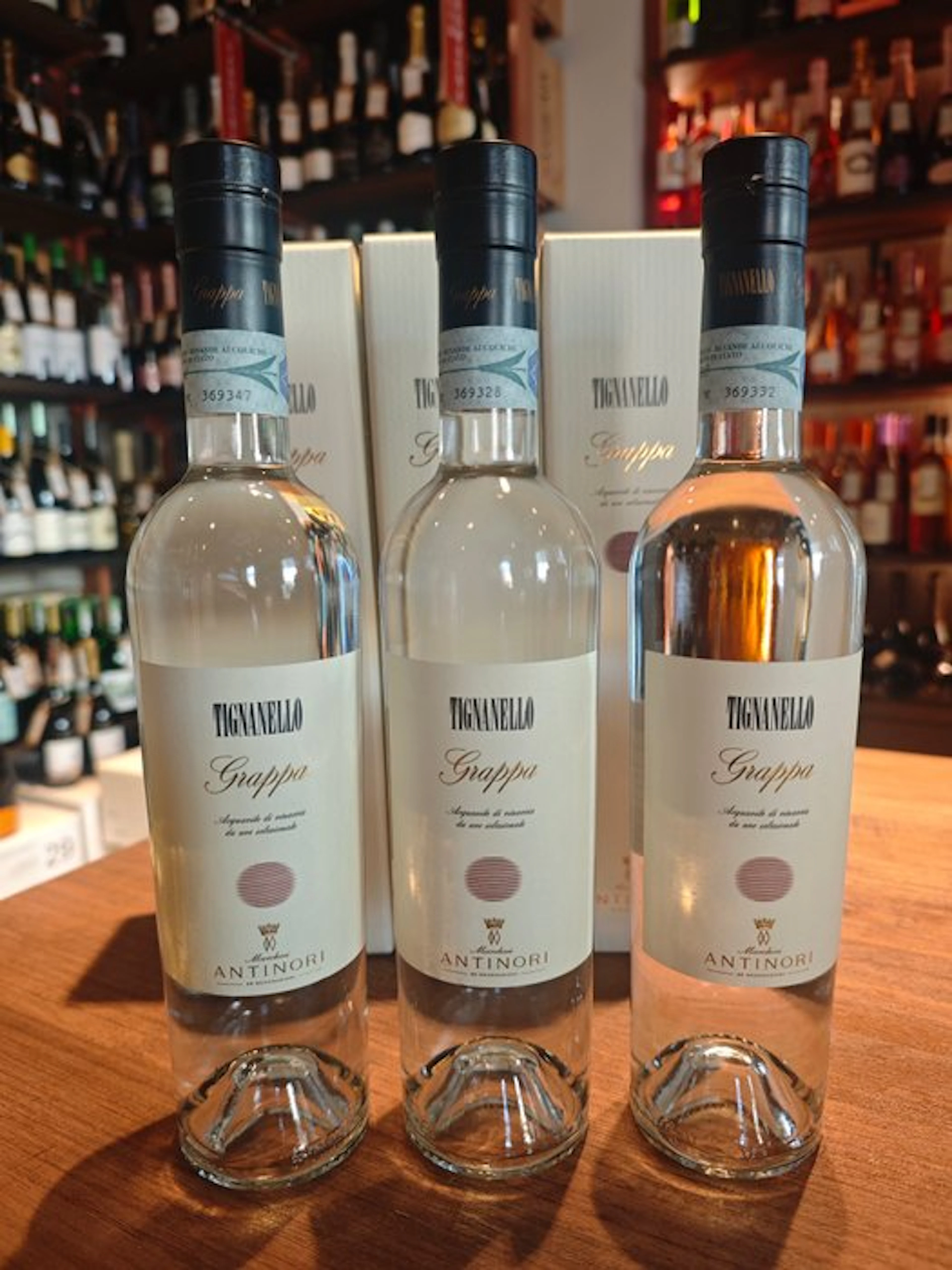 Tignanello Marchesi Antinori - Grappa - 500ml - 3 bottles