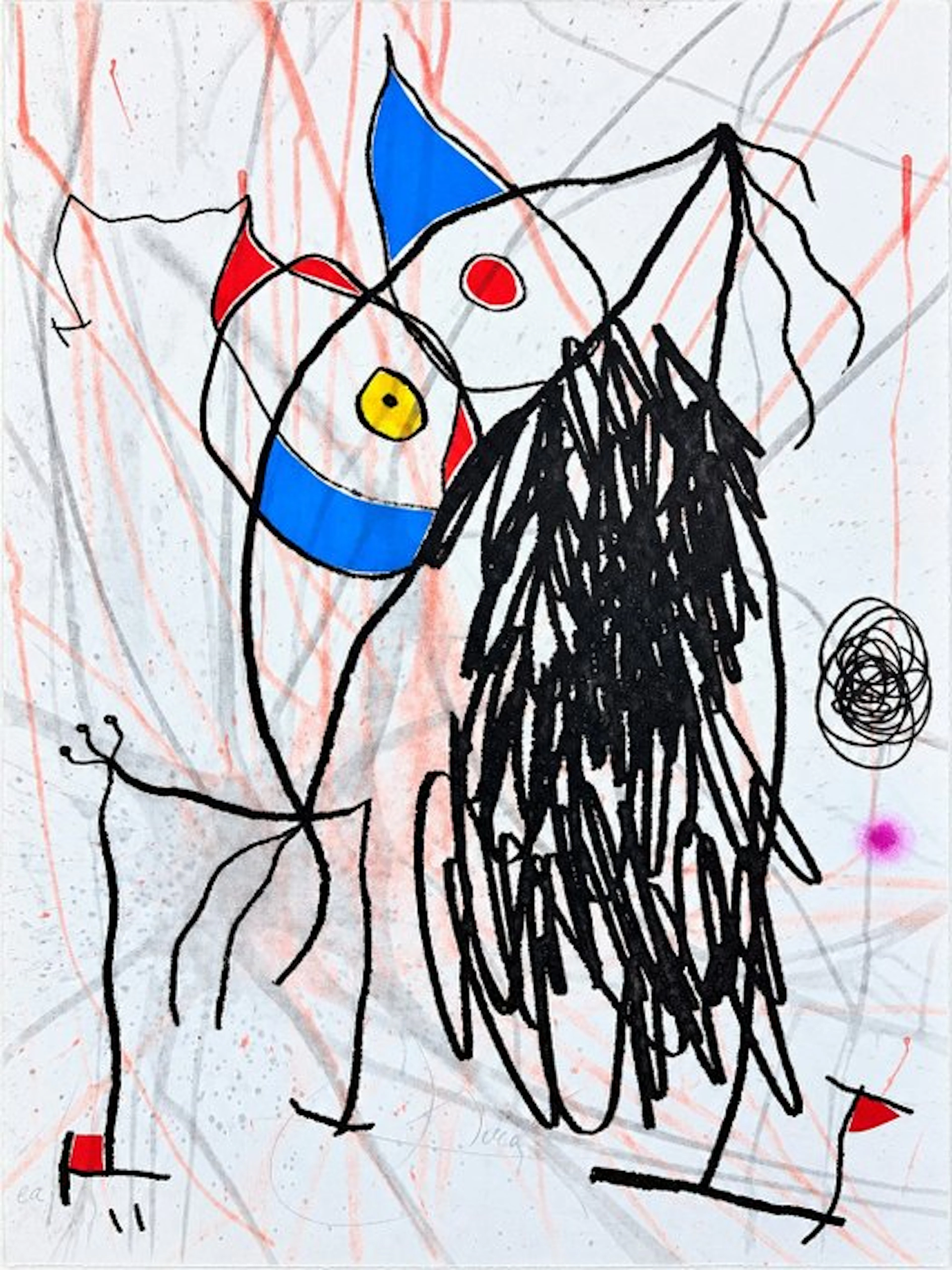 Joan Miro (1893-1983) - Passage de L'Égyptienne