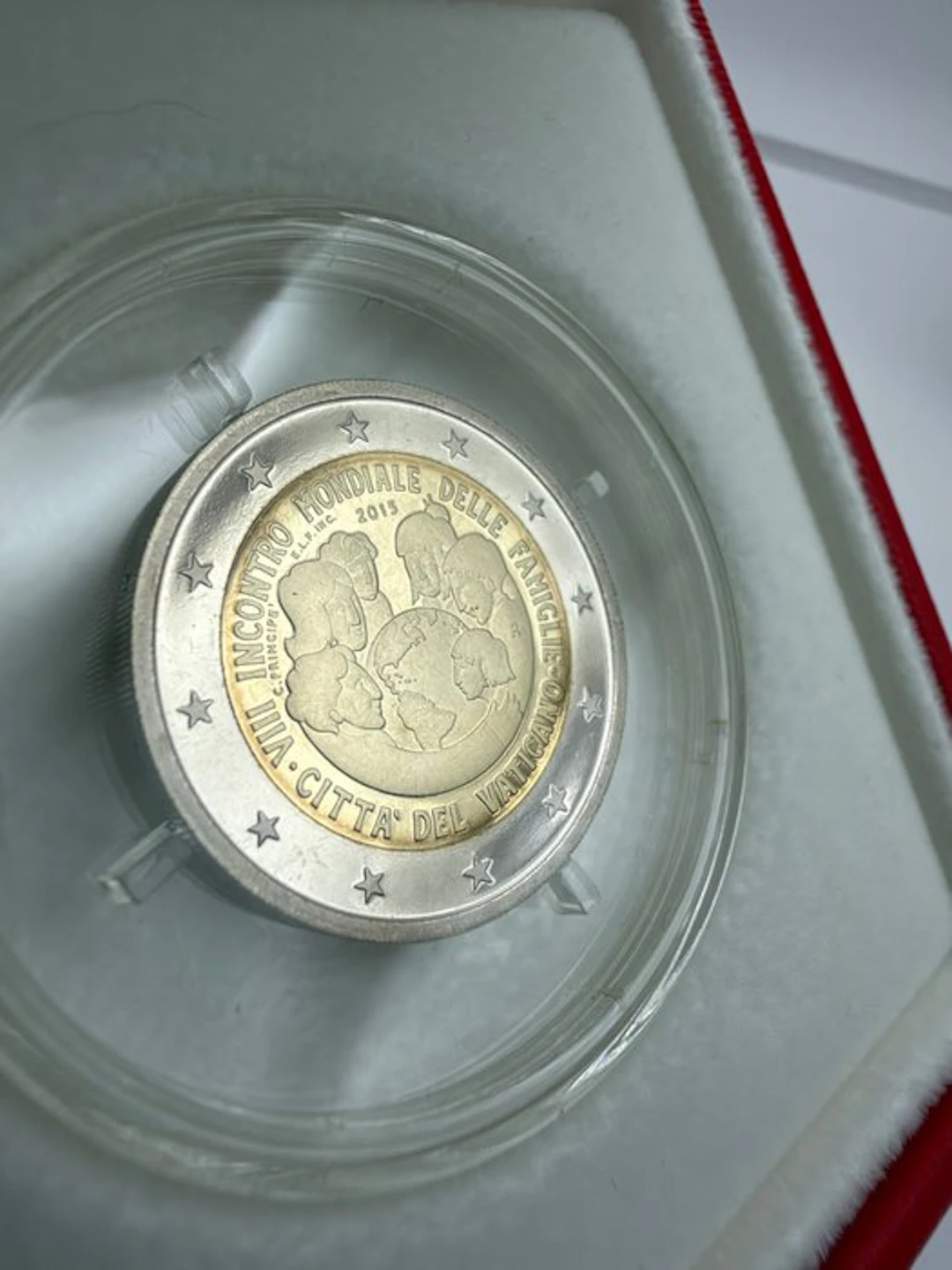 Vatican. 2 Euro 2015 "VIII Incontro Mondiale delle...