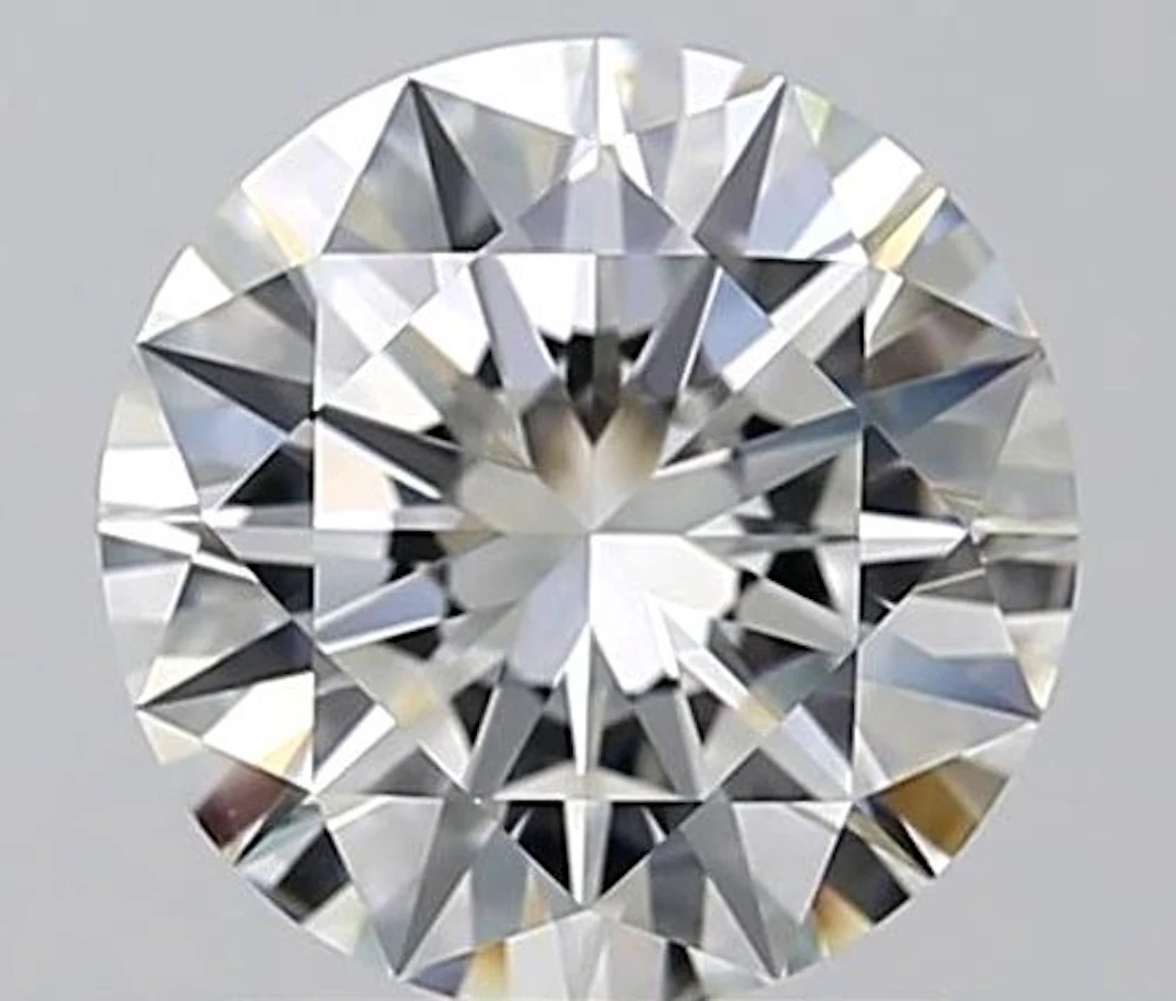 1 pcs Diamond (Natural) - 2.01 ct - Round - E - VVS2...