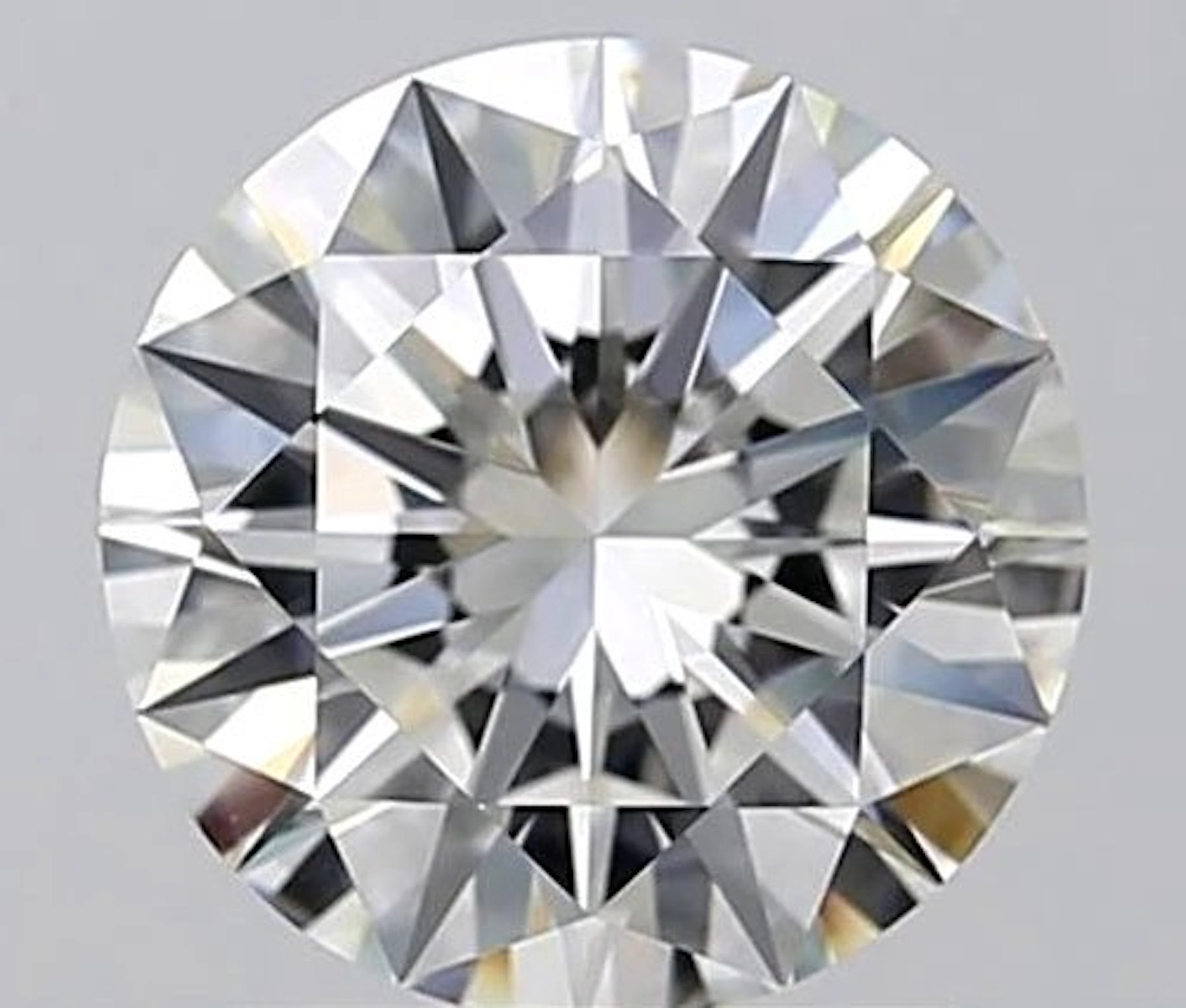 1 pcs Diamond (Natural) - 2.01 ct - Round - E - VVS2...