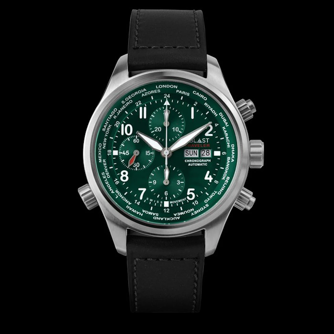 Ublast - Traveler Chronograph World Time - REF.UBTRCH47GN...